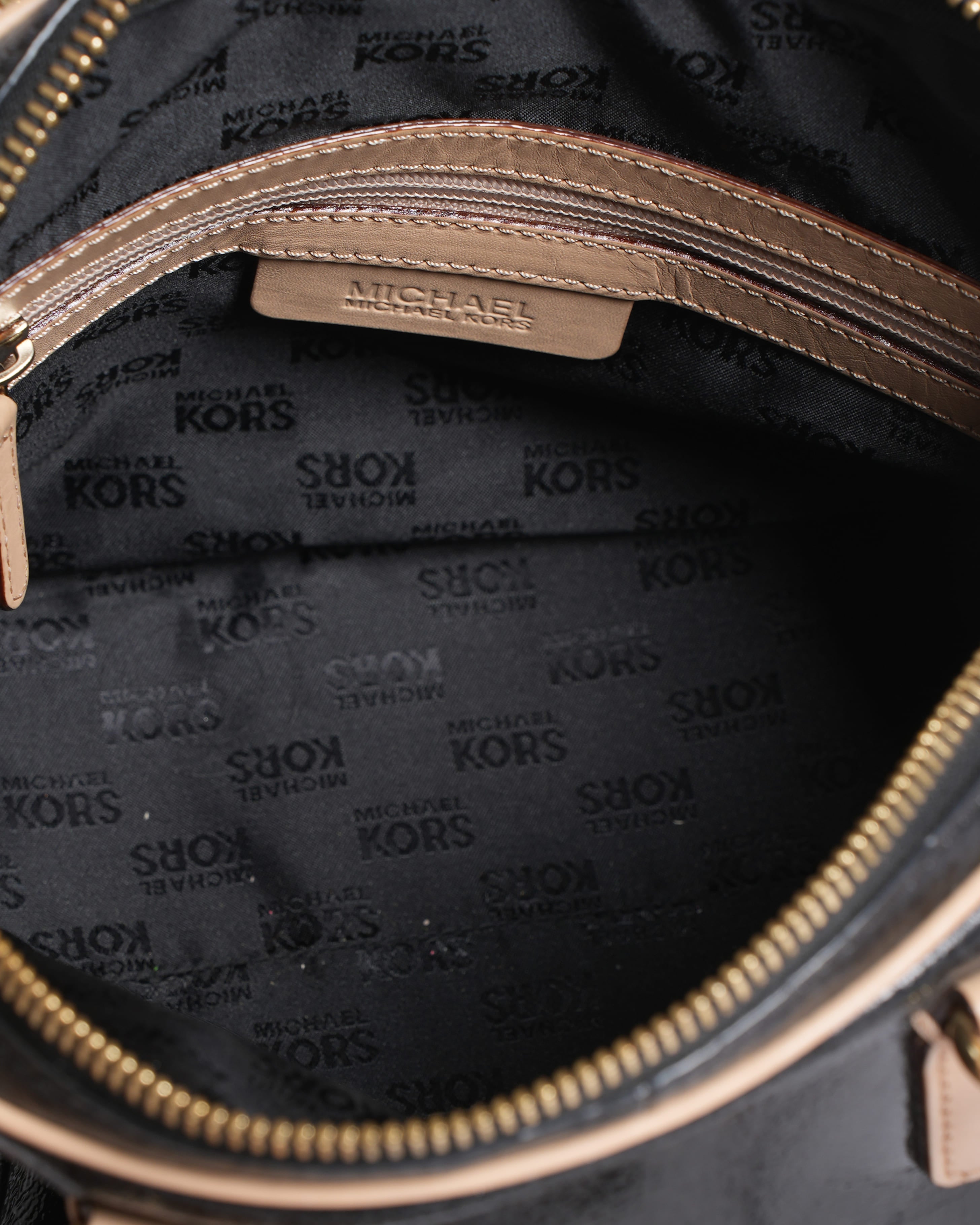 Michael Kors Mini Top-Handle Box Bag in Black