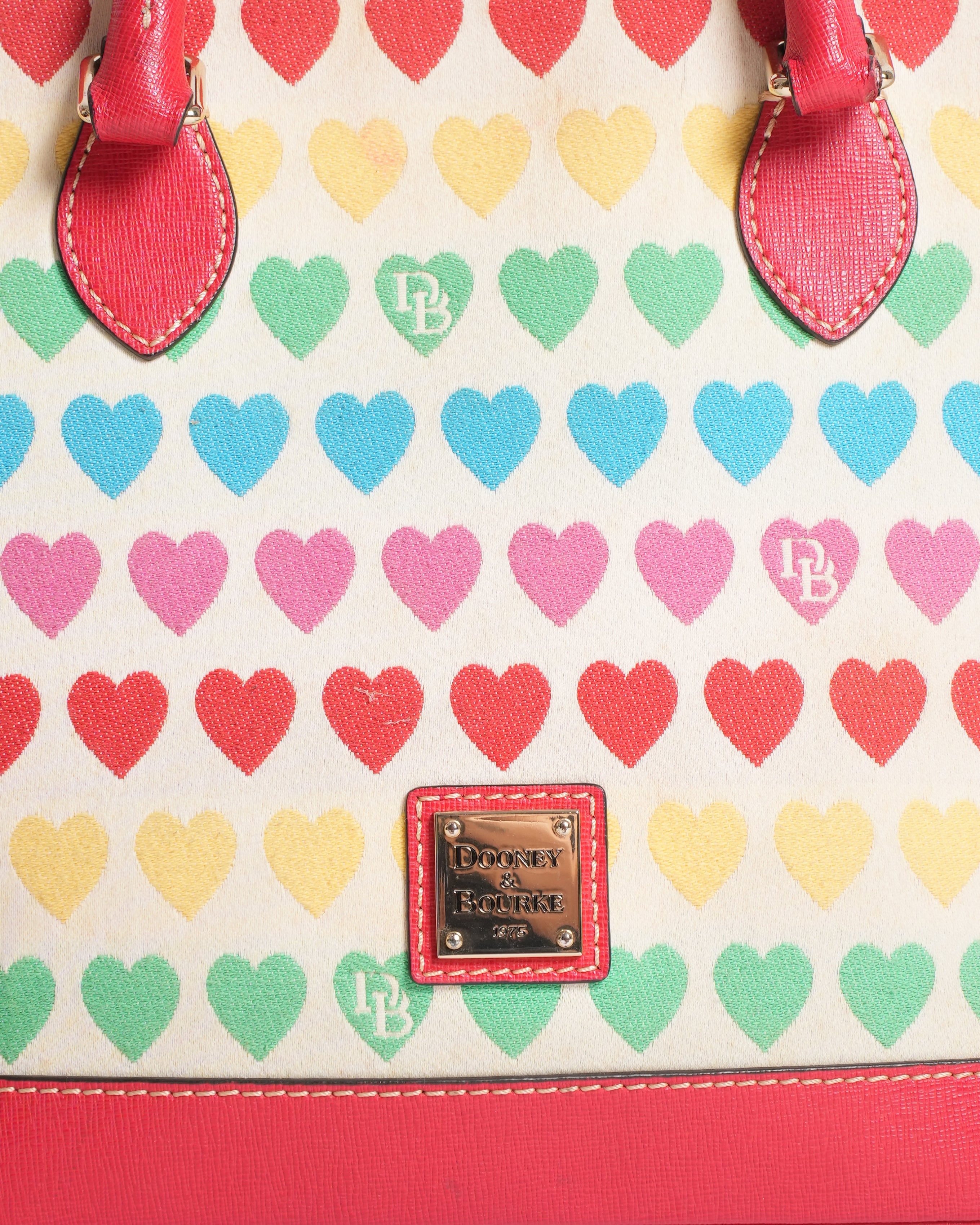 Dooney & Bourke Bitsy Multicolor Heart Bag