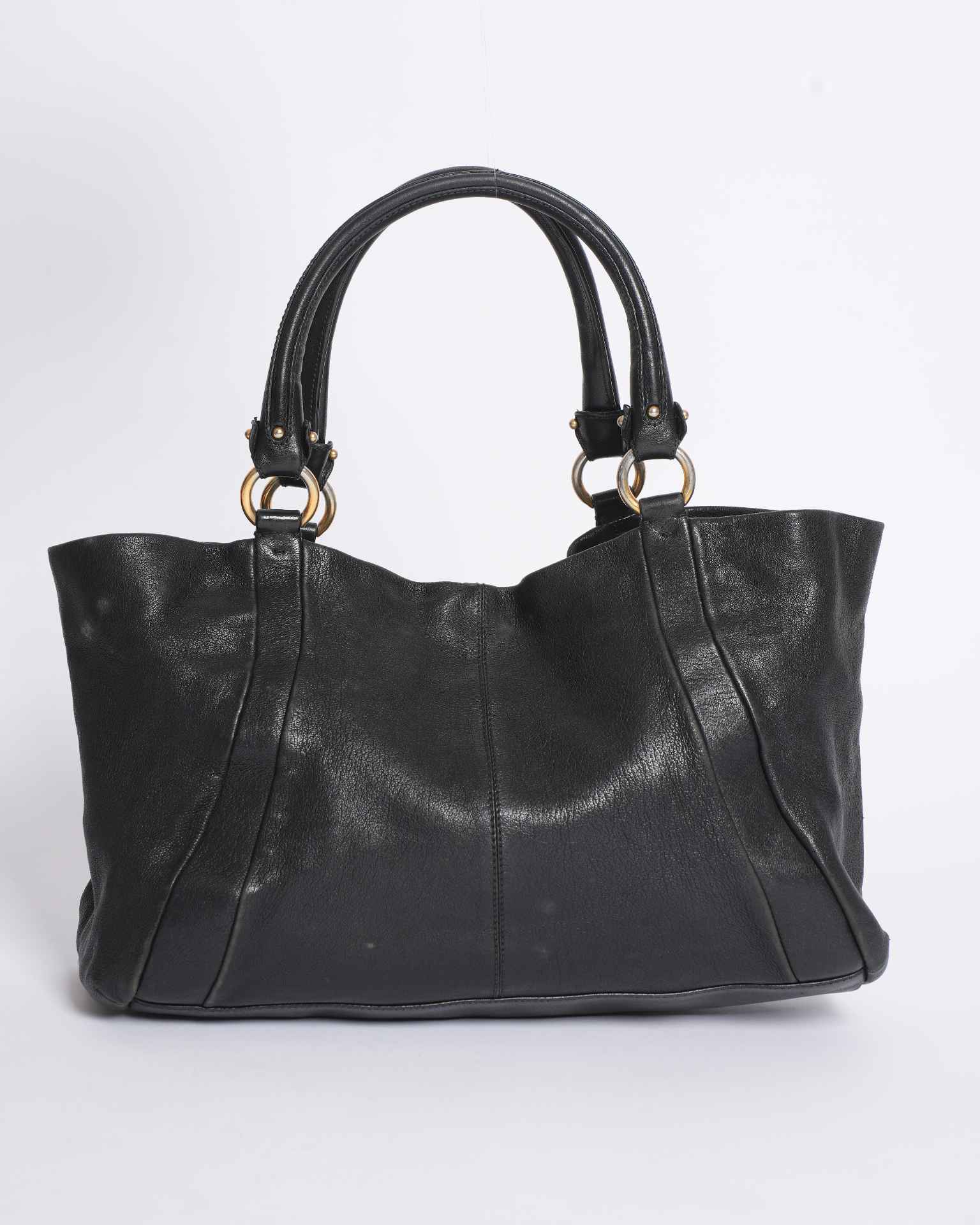 Salvatore Ferragamo Bow Tote In Black