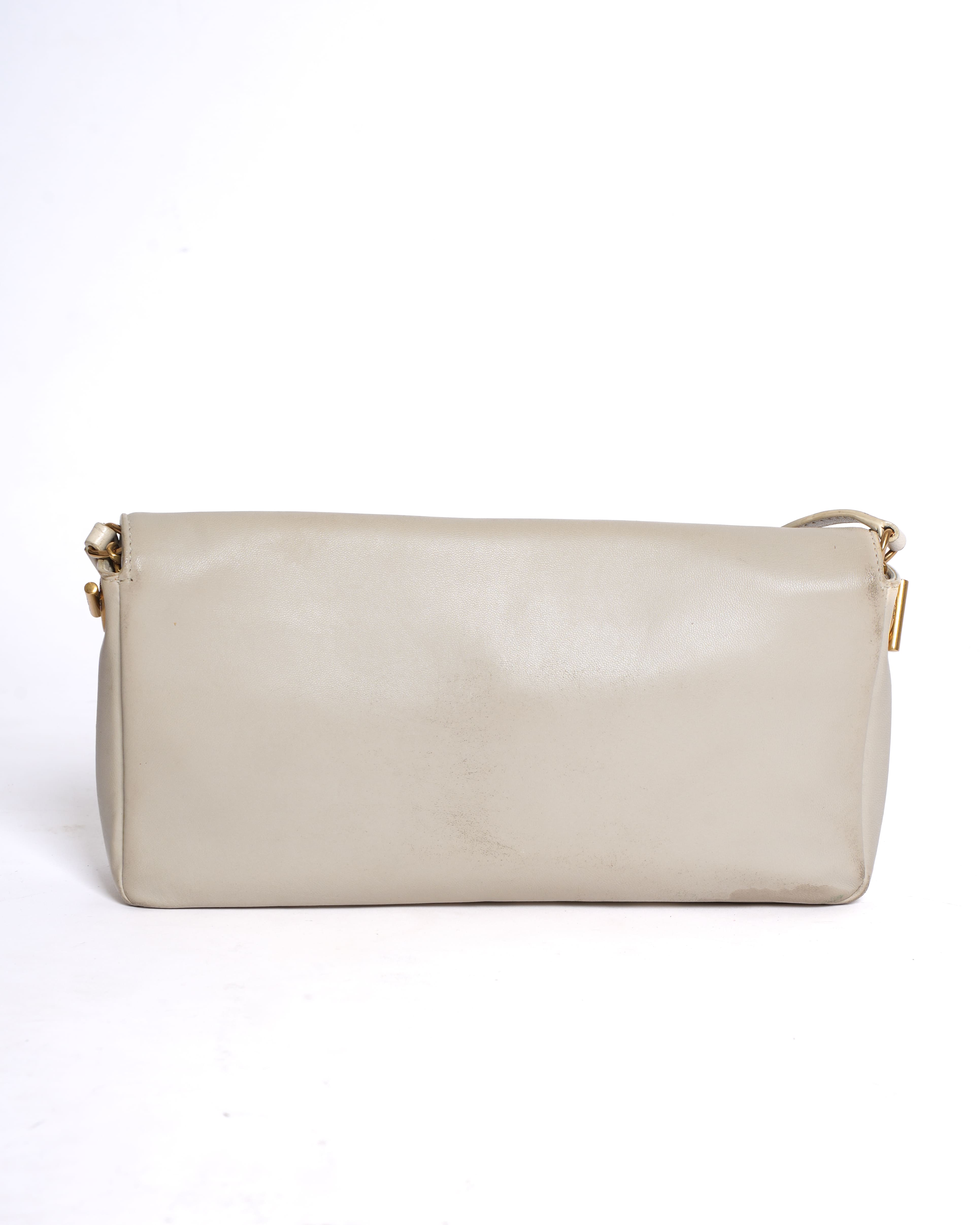 Saint Laurent Kate Crossbody in White