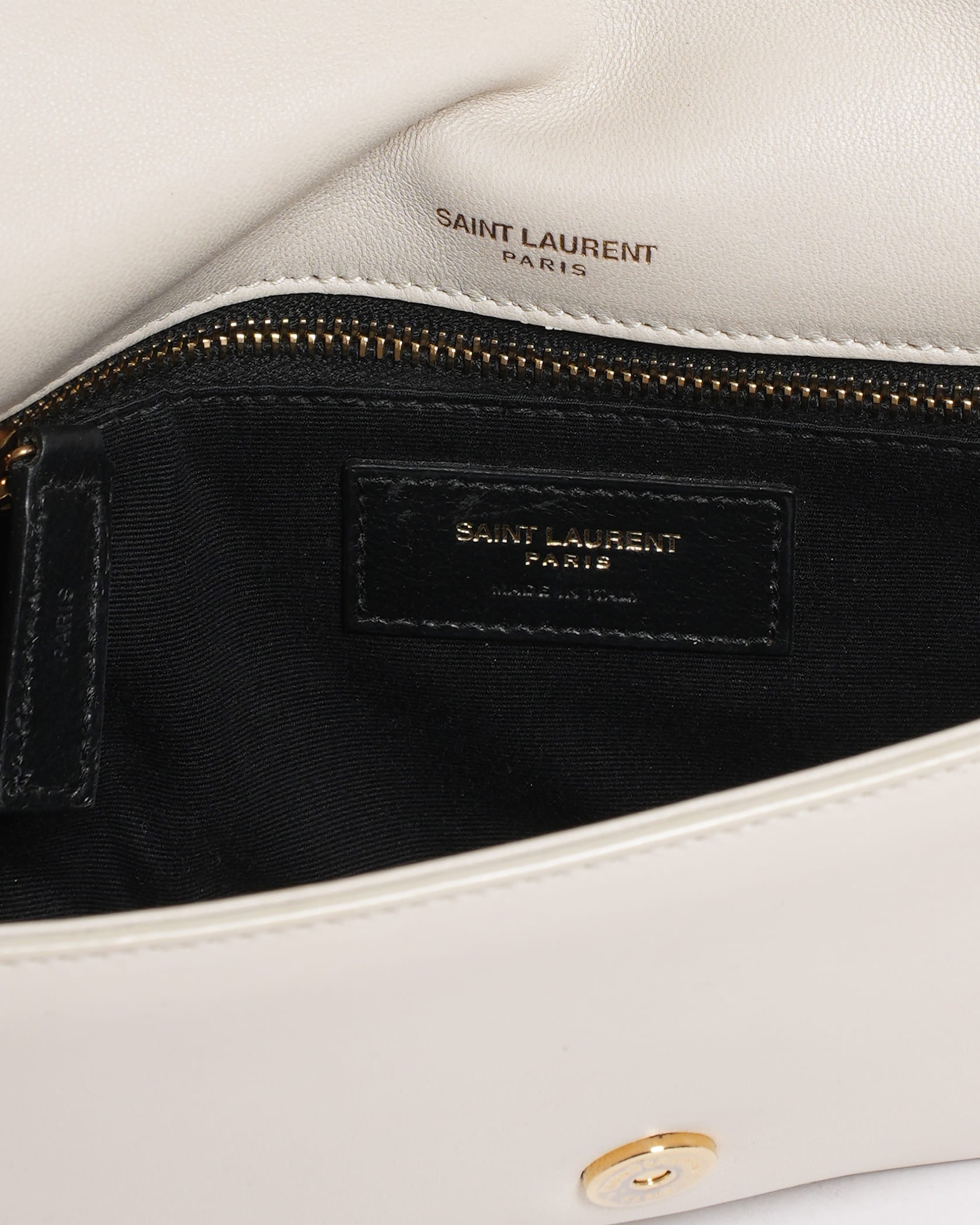 Saint Laurent Kate Crossbody in White