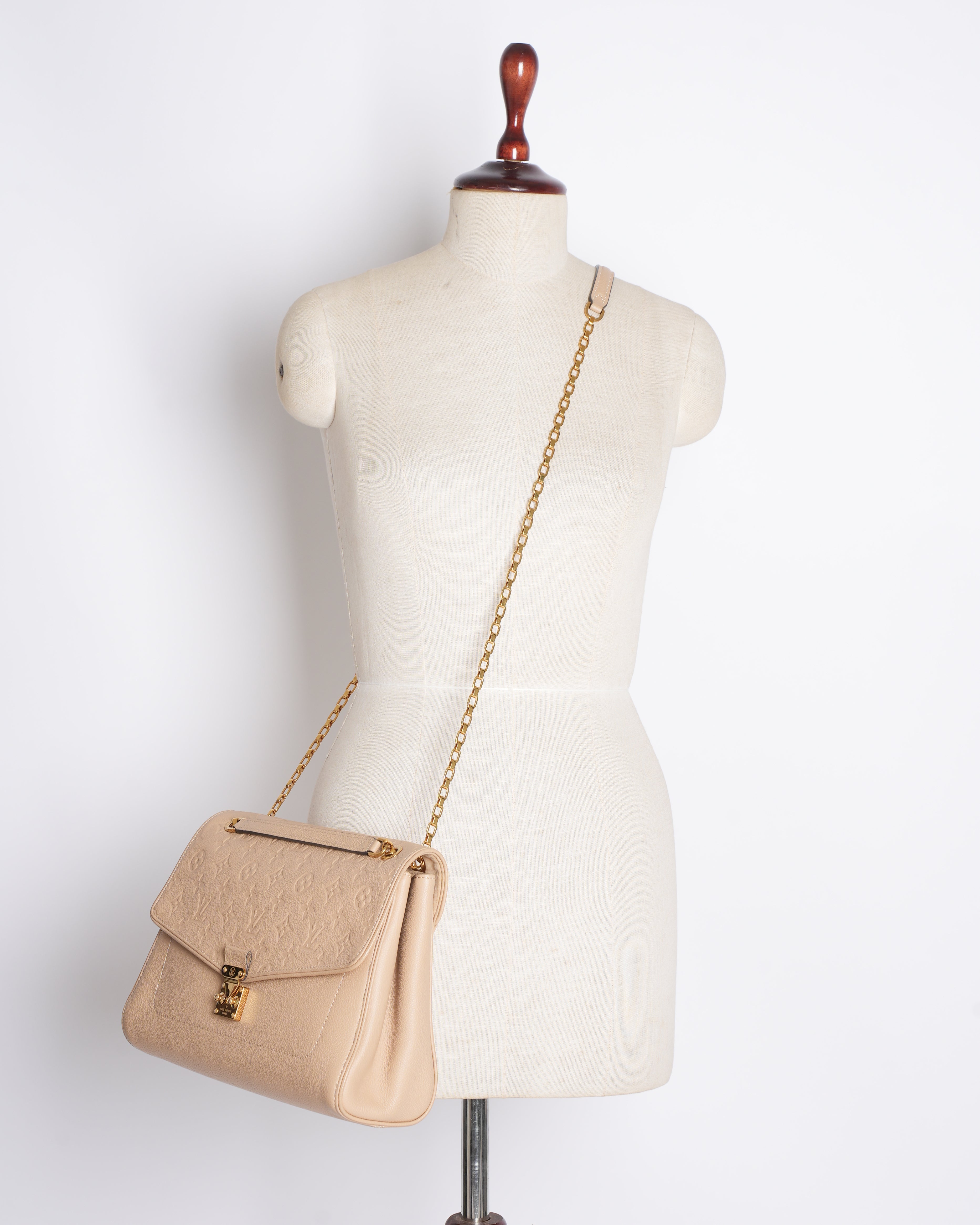 New Louis Vuitton Saint Germain MM Monogram Empreinte Leather Bag