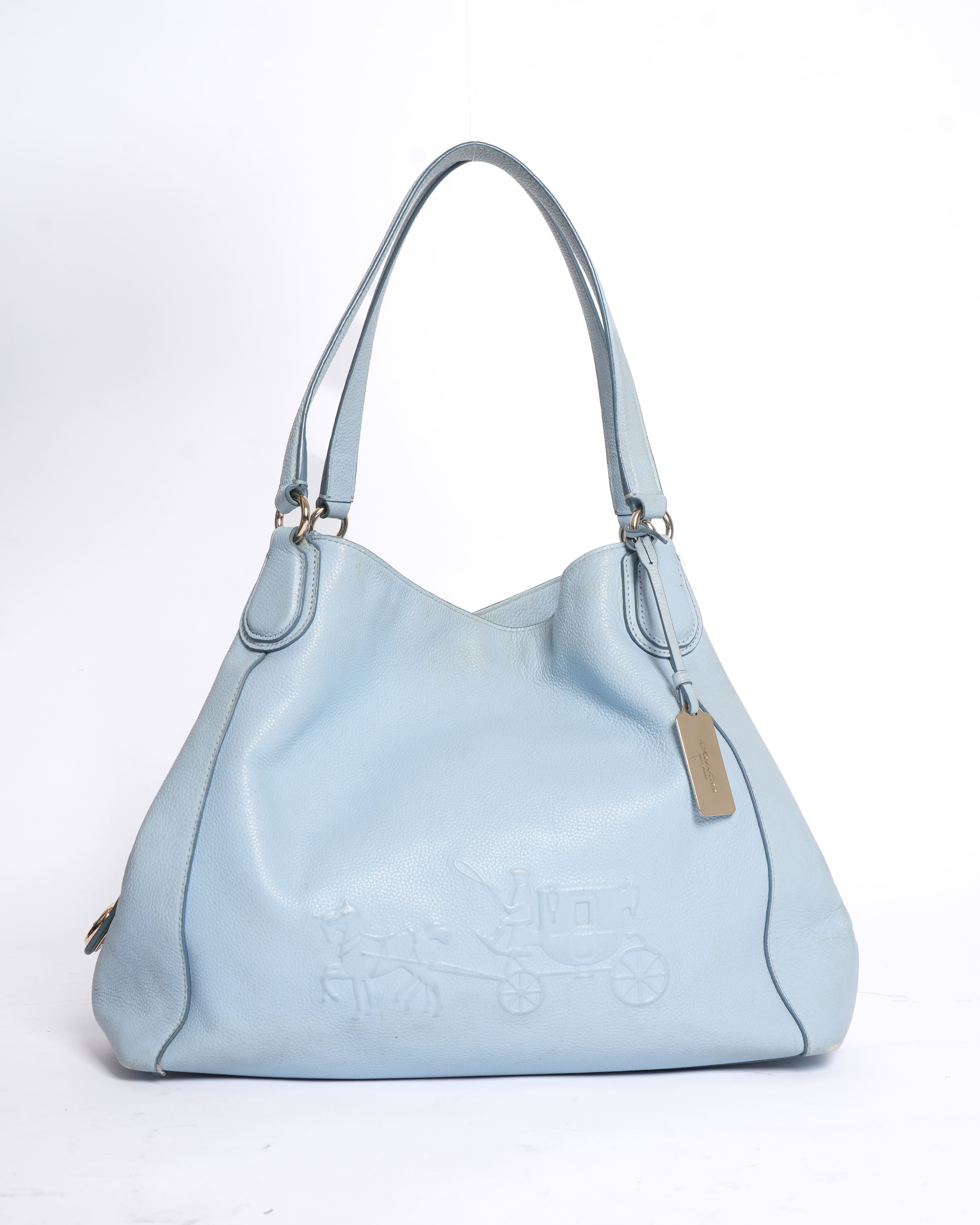 Coach Edie Shoulder Bag in Dusky Blue