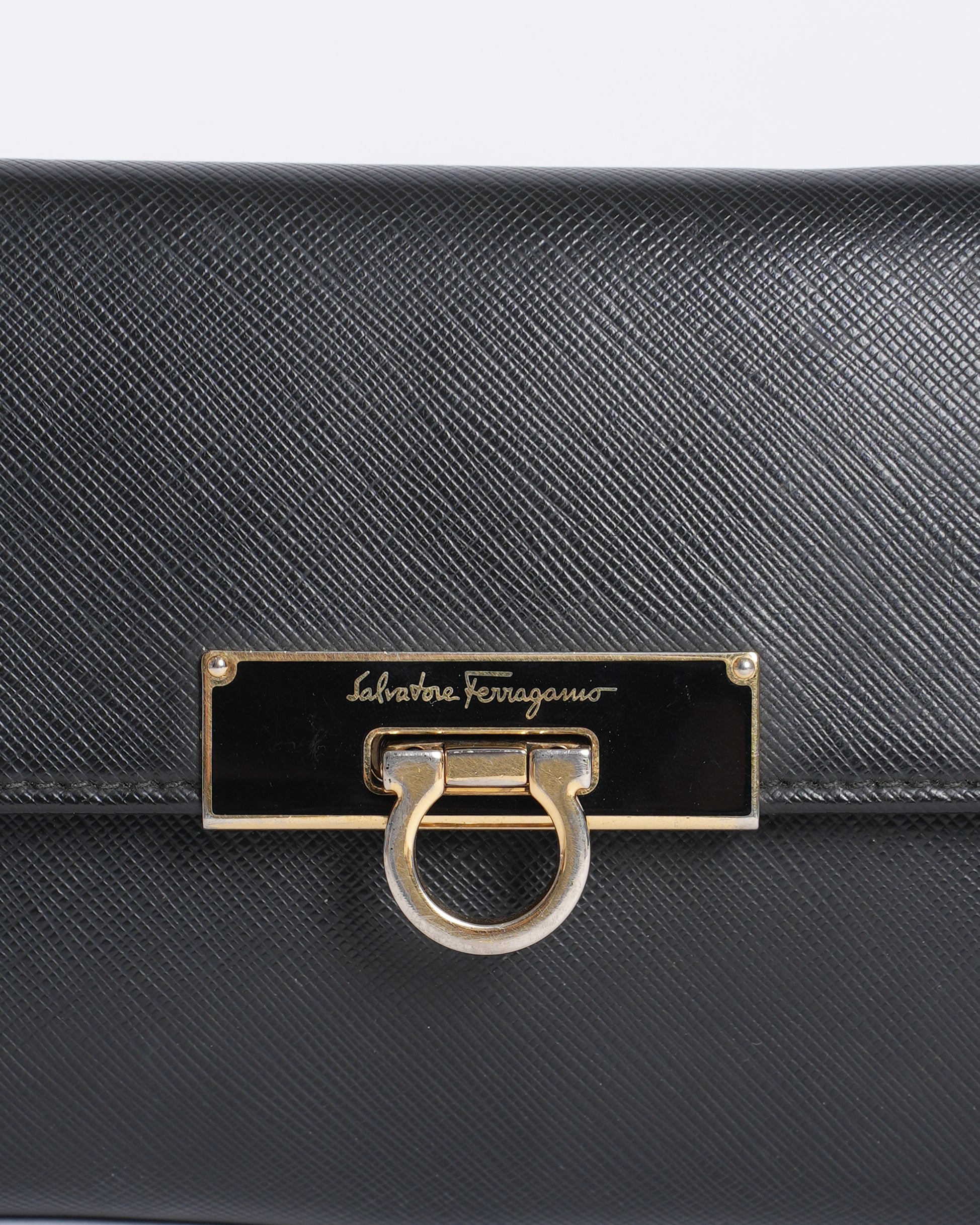 Salvatore Ferragamo Flap Lock Wallet