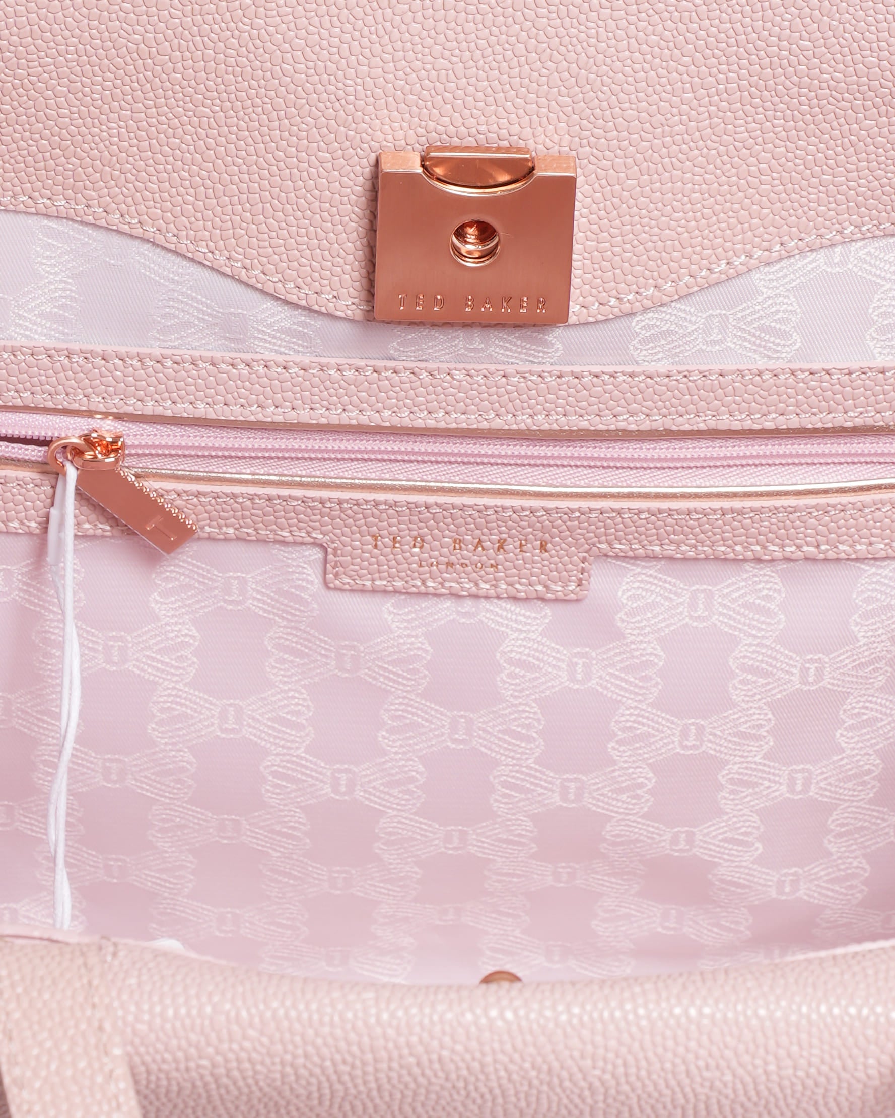 New Ted Baker Pink Flap Shoulder Bag