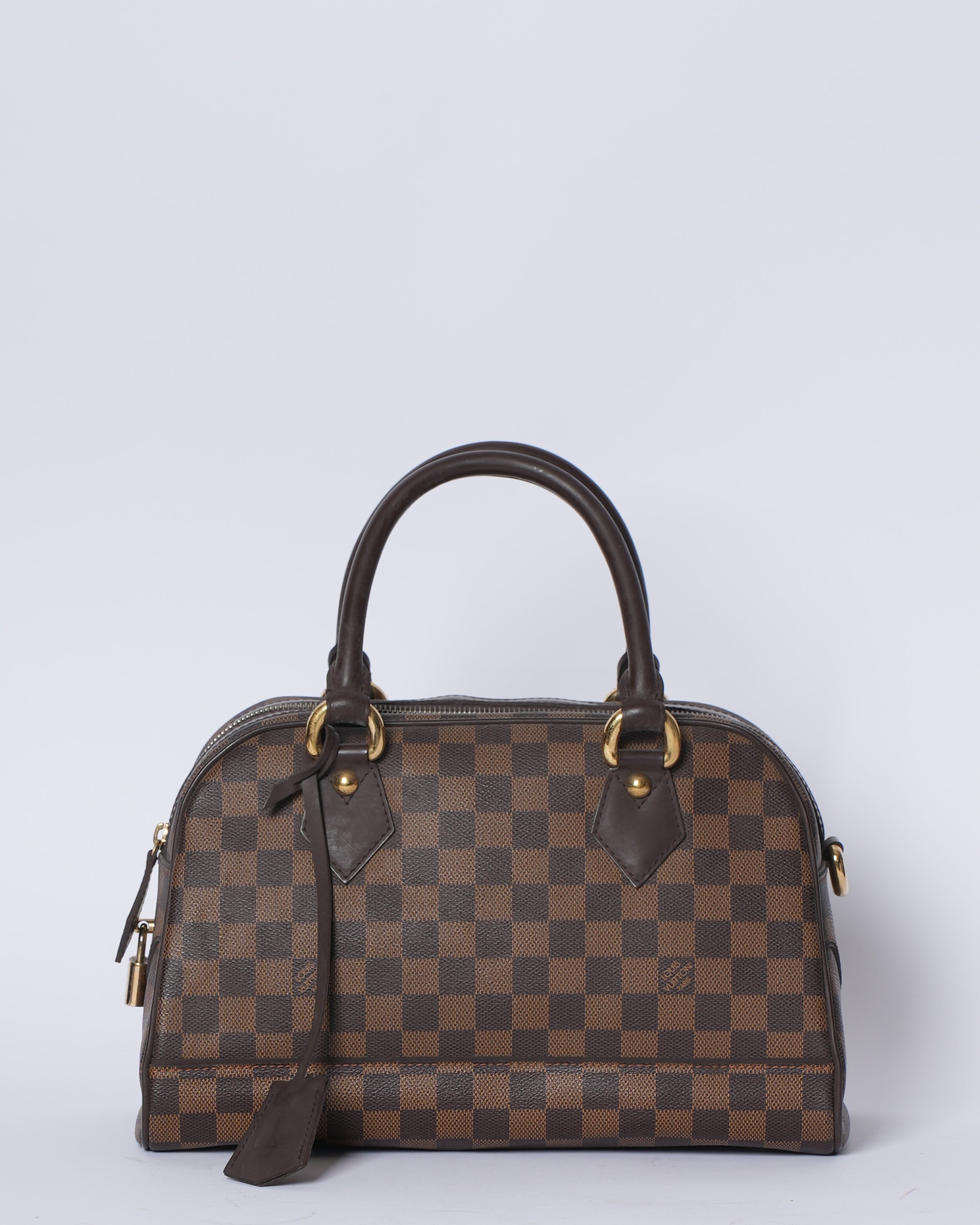 LV Duomo Damier Brown Top Handle Bag