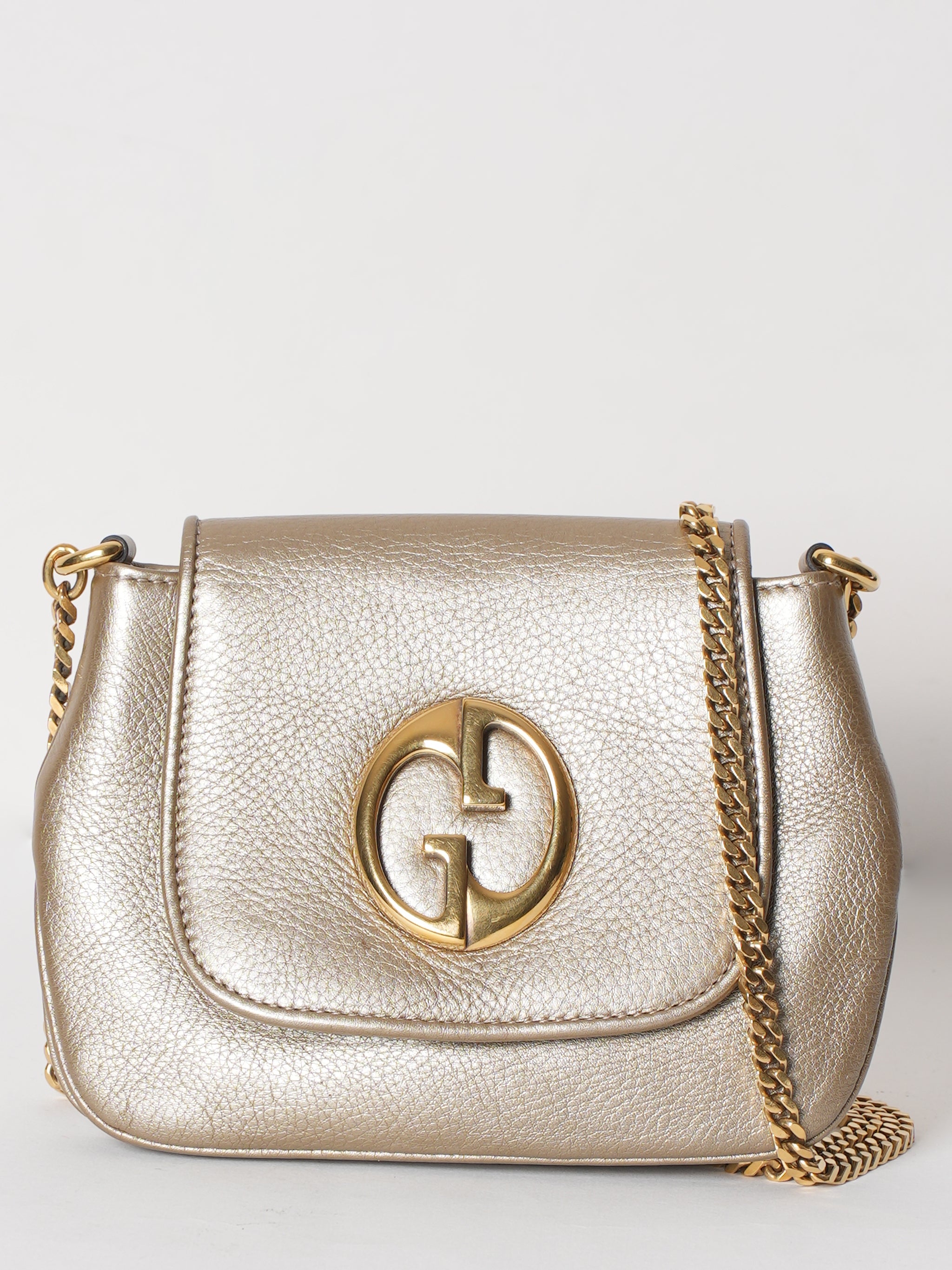 Gucci 1973 Small Leather Crossbody Bag