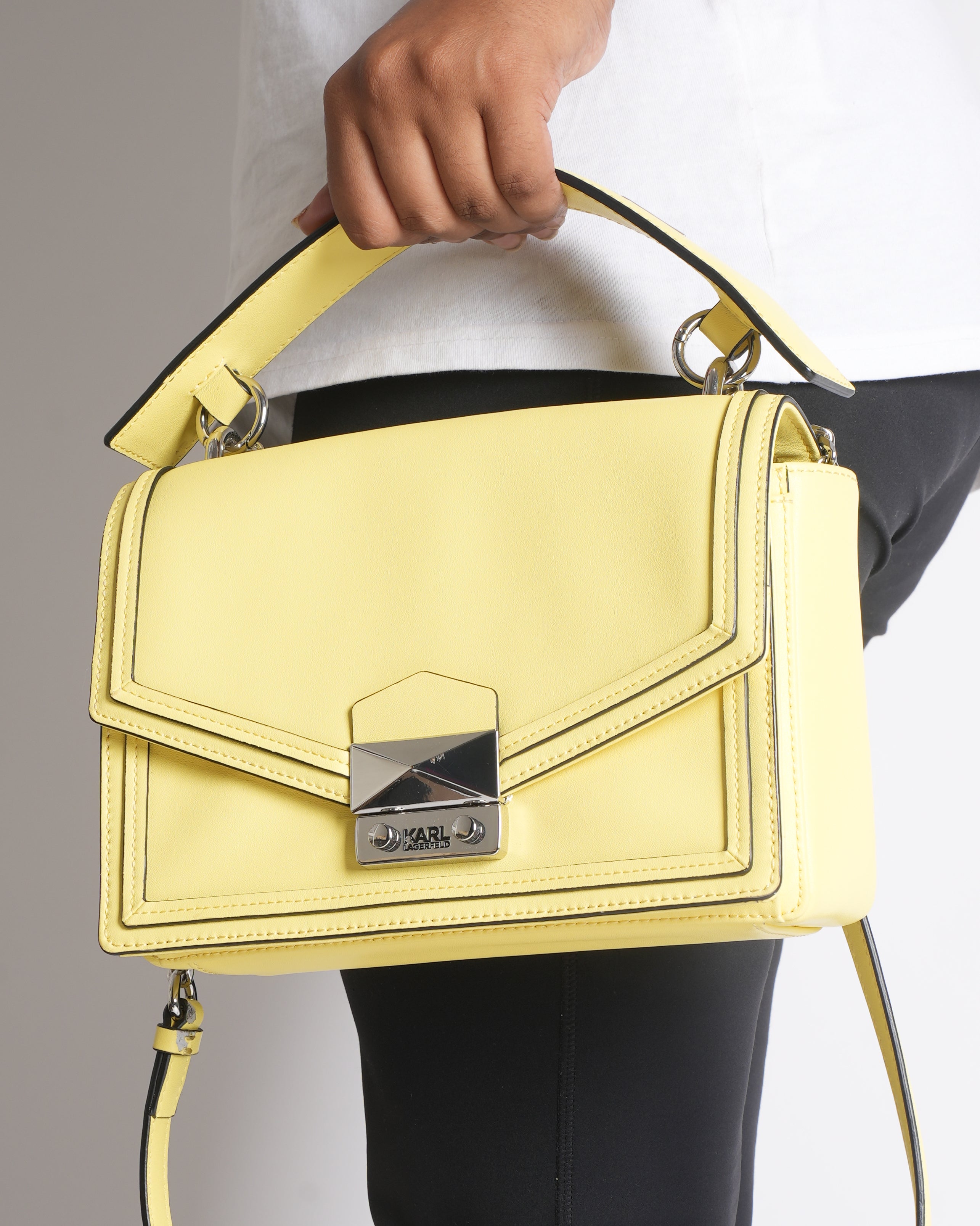 Karl Lagerfeld Borsa Crossbody in Yellow