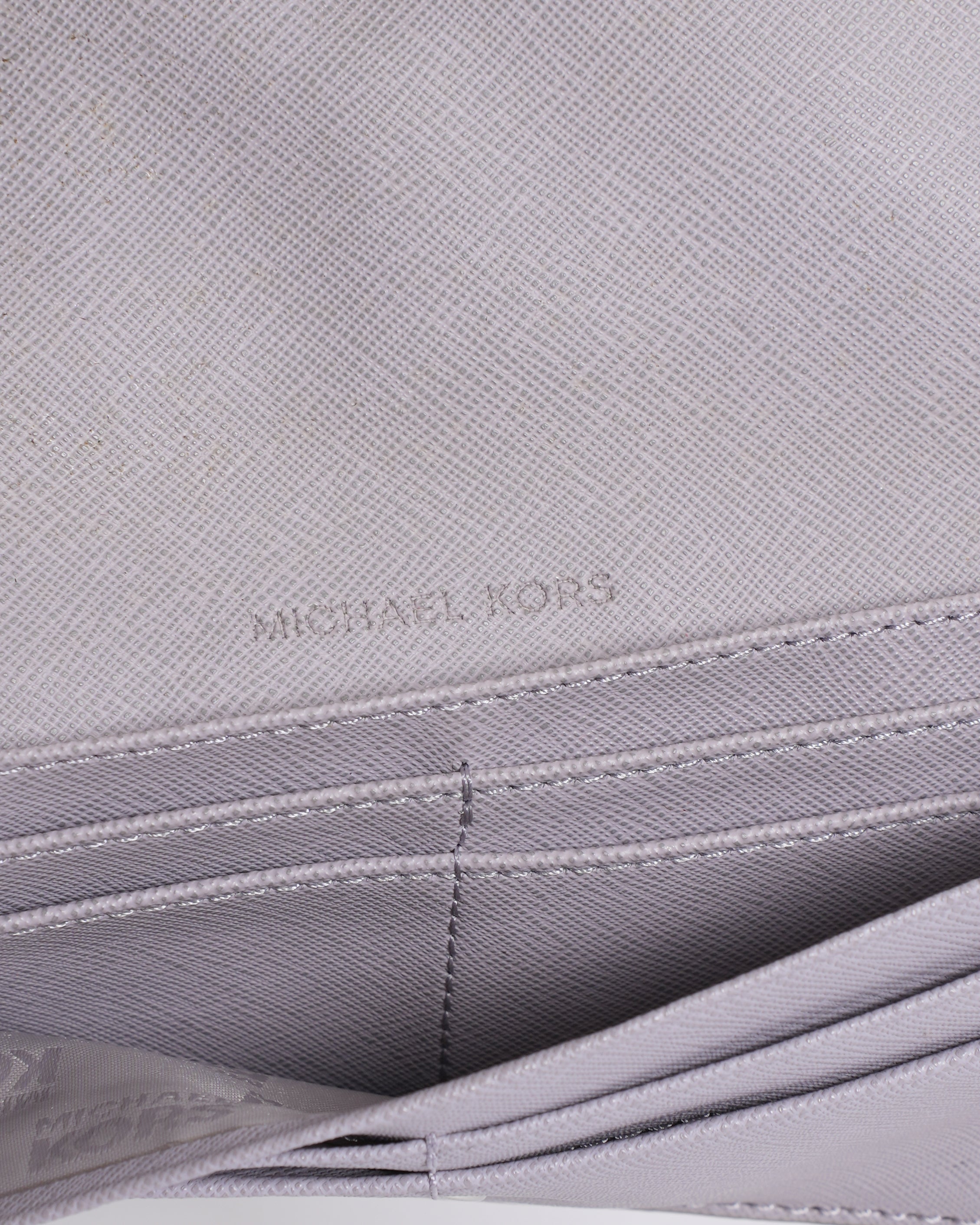 New Michael Kors Lavender Leather Wallet
