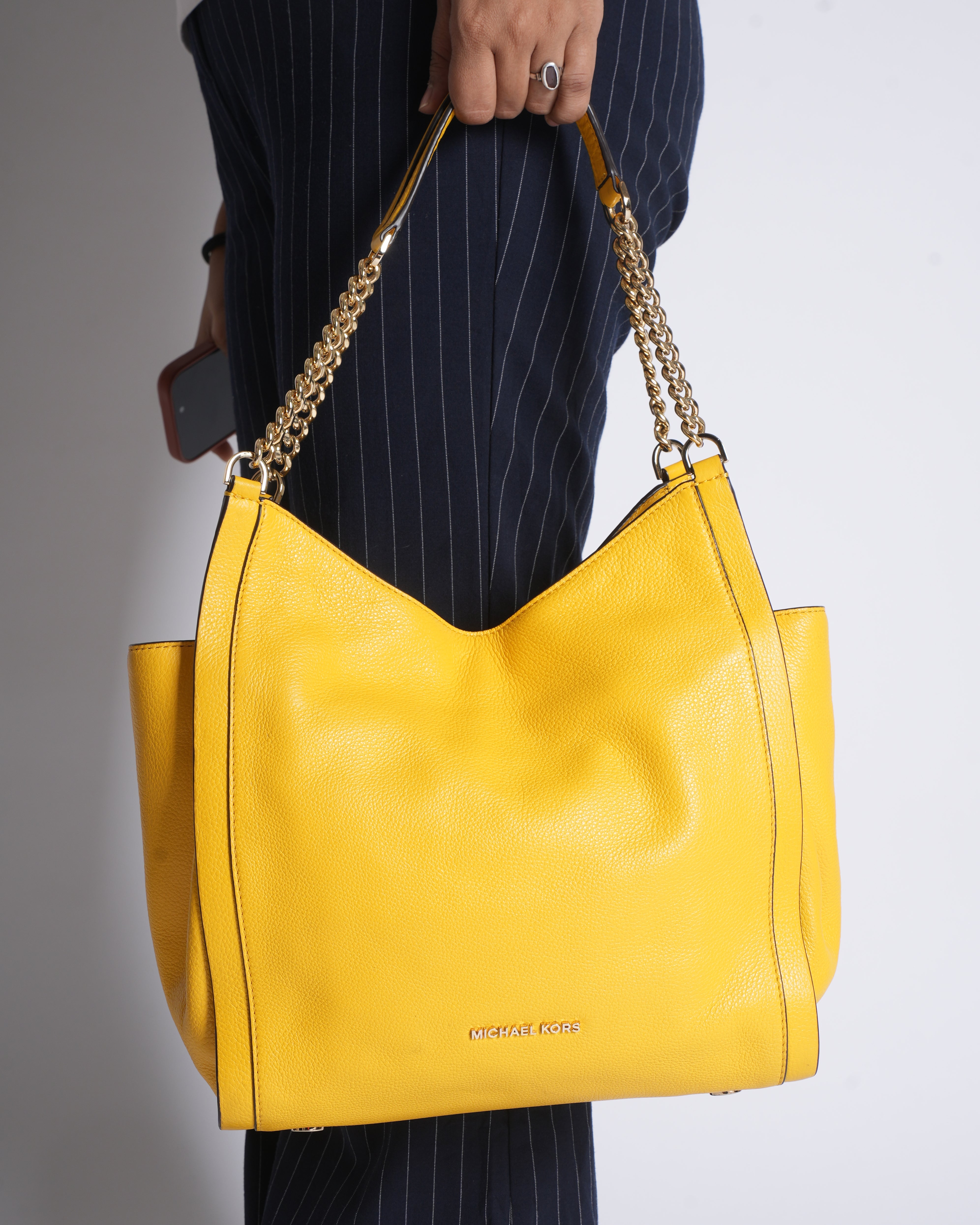 Michael kors newbury sunflower medium shoulder bag