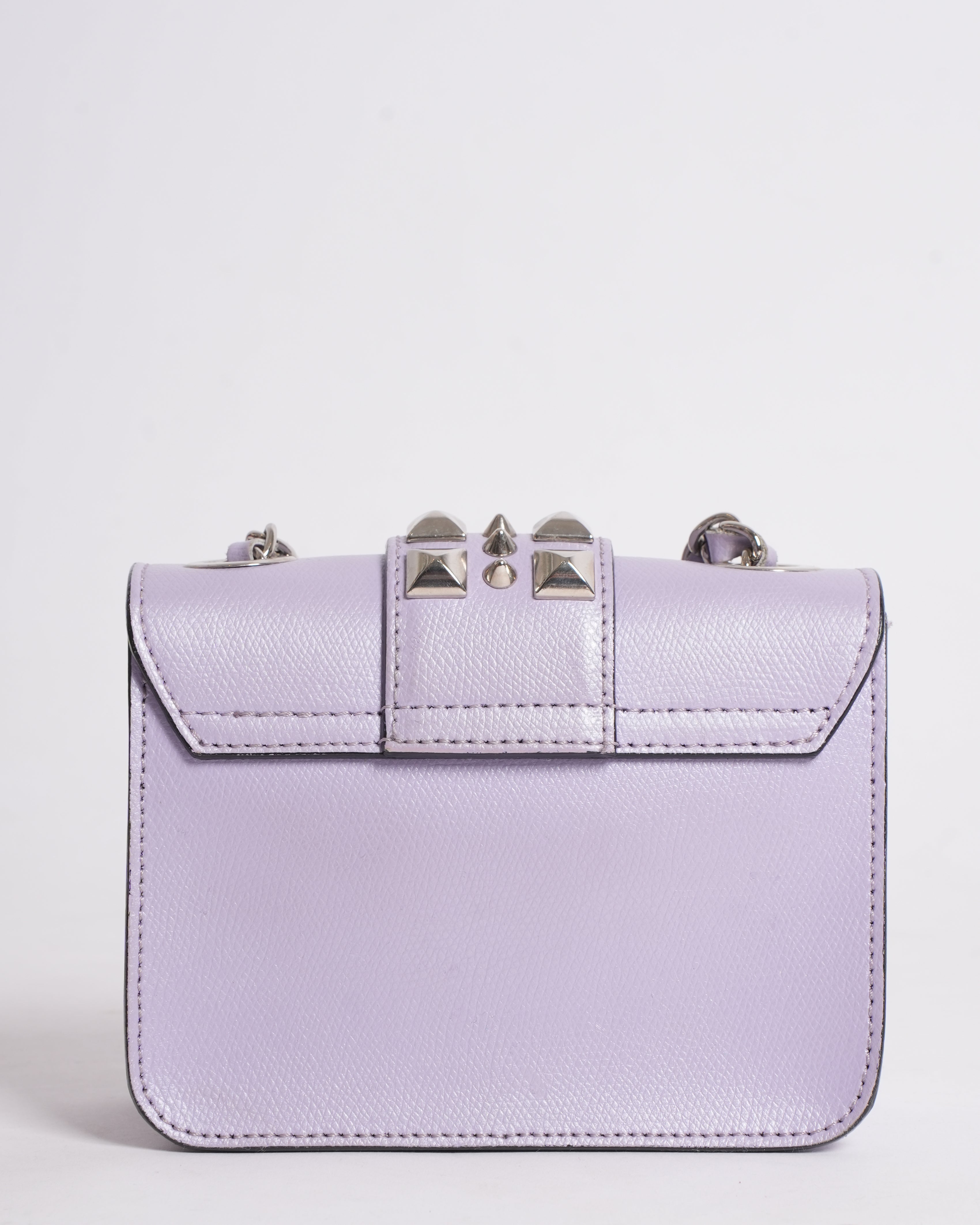 Valentino By Mario Valentino Paulette Studded Leather Crossbody Bag In Lilac