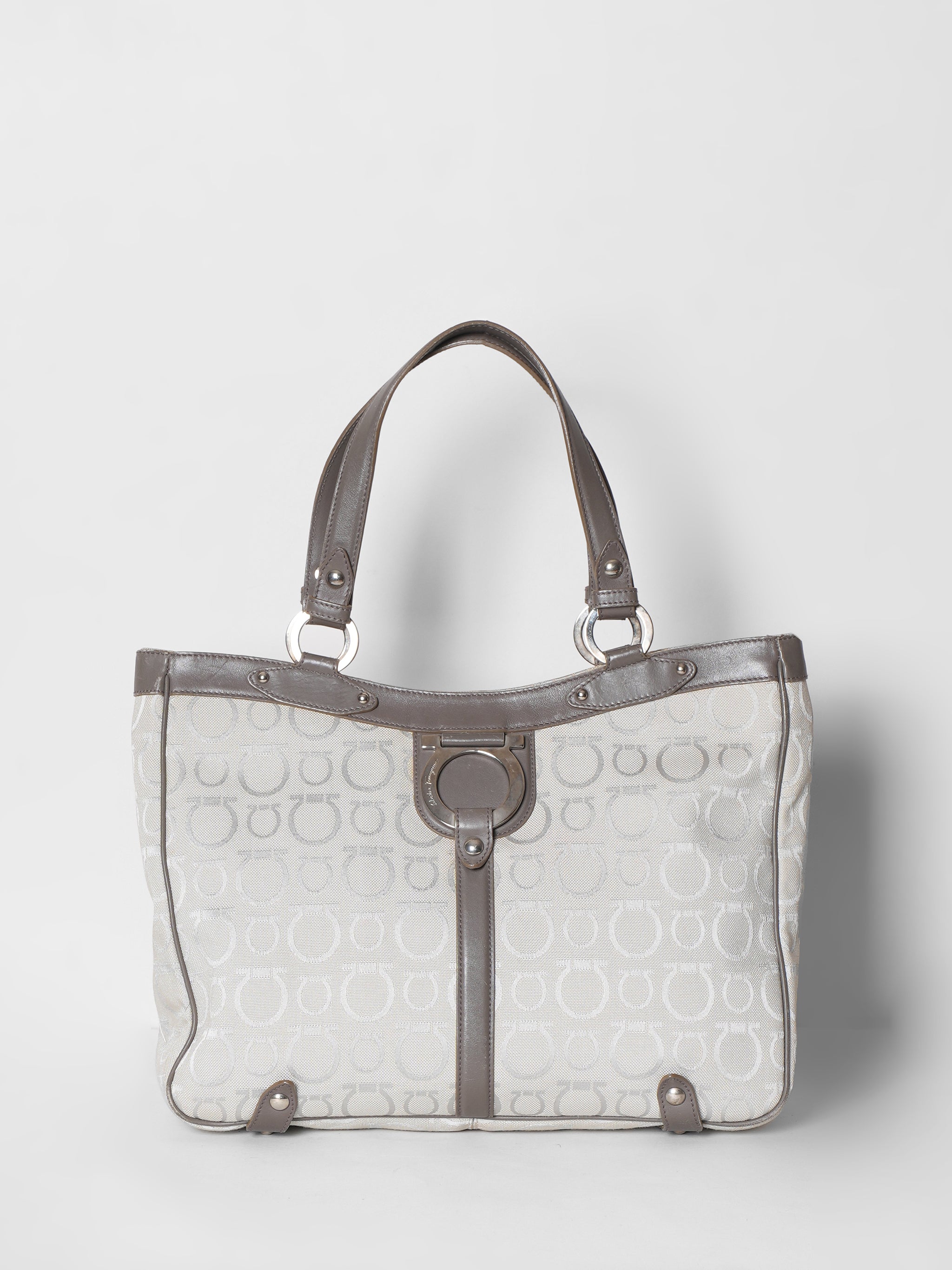 Salvatore Ferragamo Bag Canvas Tote Bag