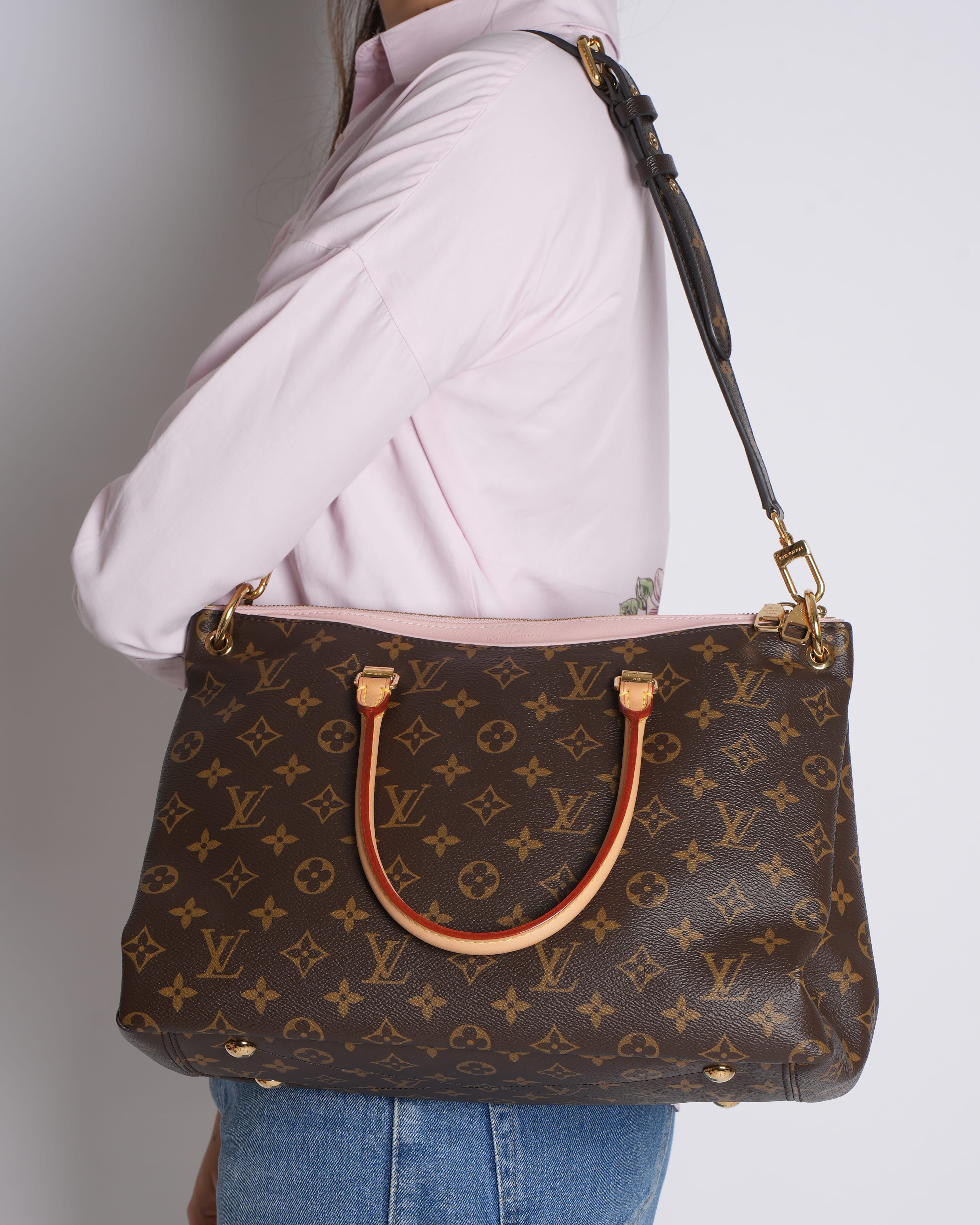 Louis Vuitton Pallas Handbag in Monogram Leather