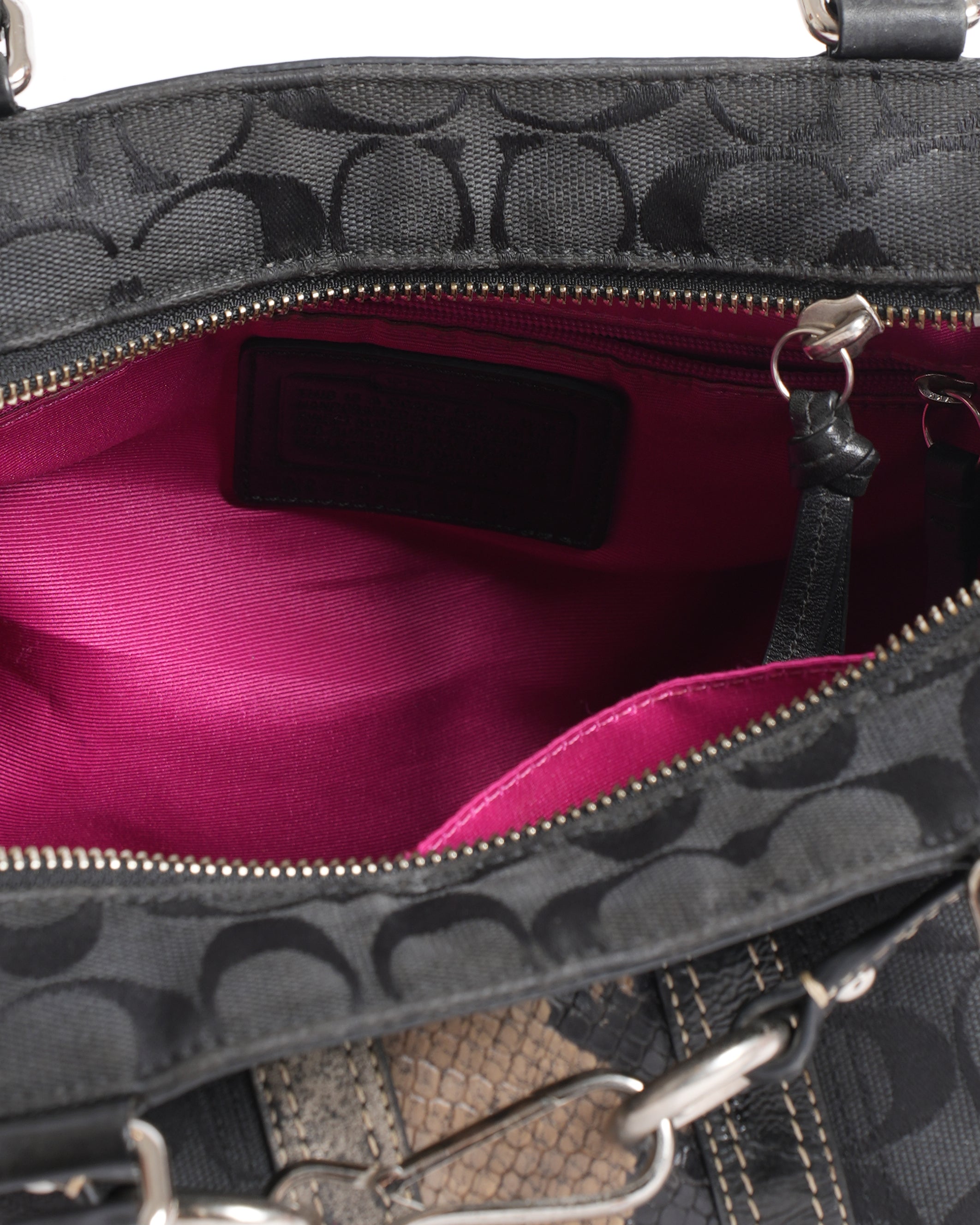 Coach handbag in black