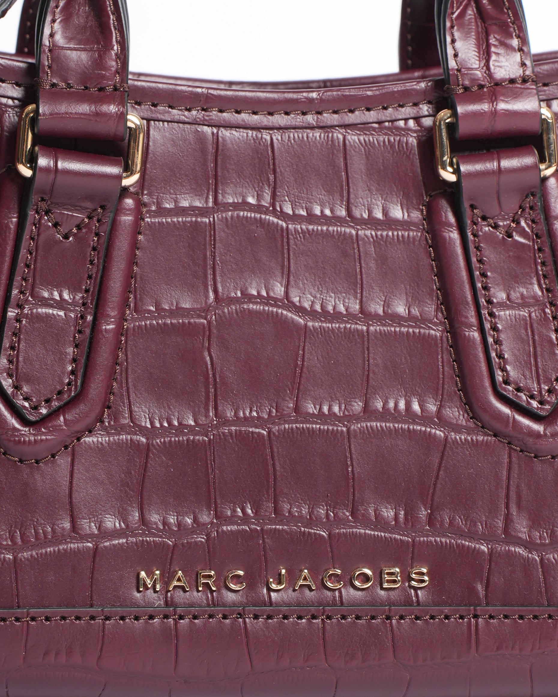 Marc Jacob Croc Drifter Small Satchel