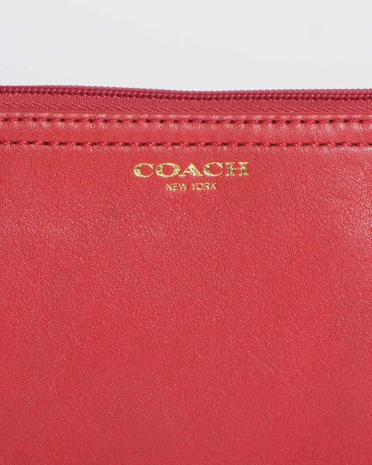Coach wristlet in red