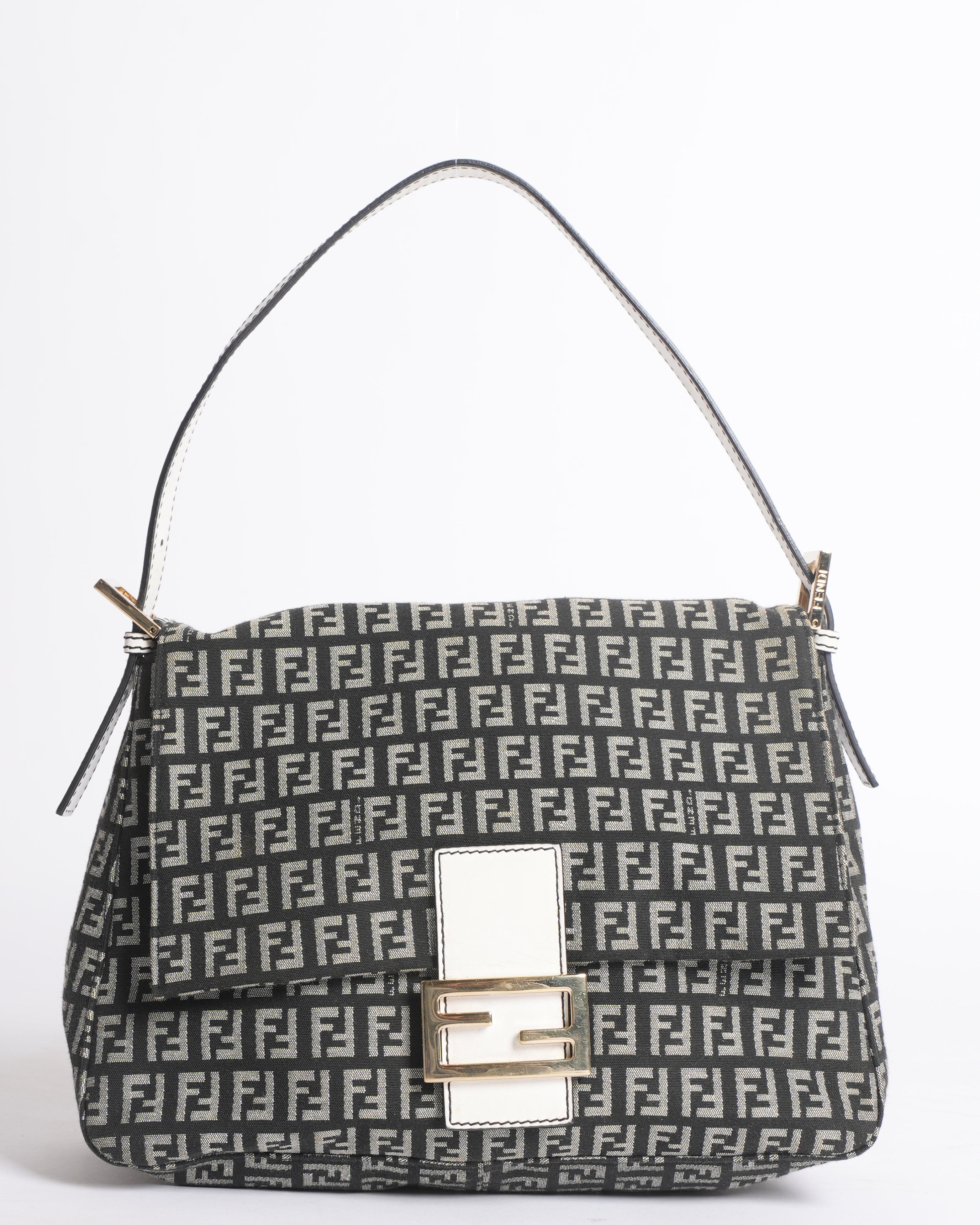 Fendi Zucchino Canvas Mini Bag