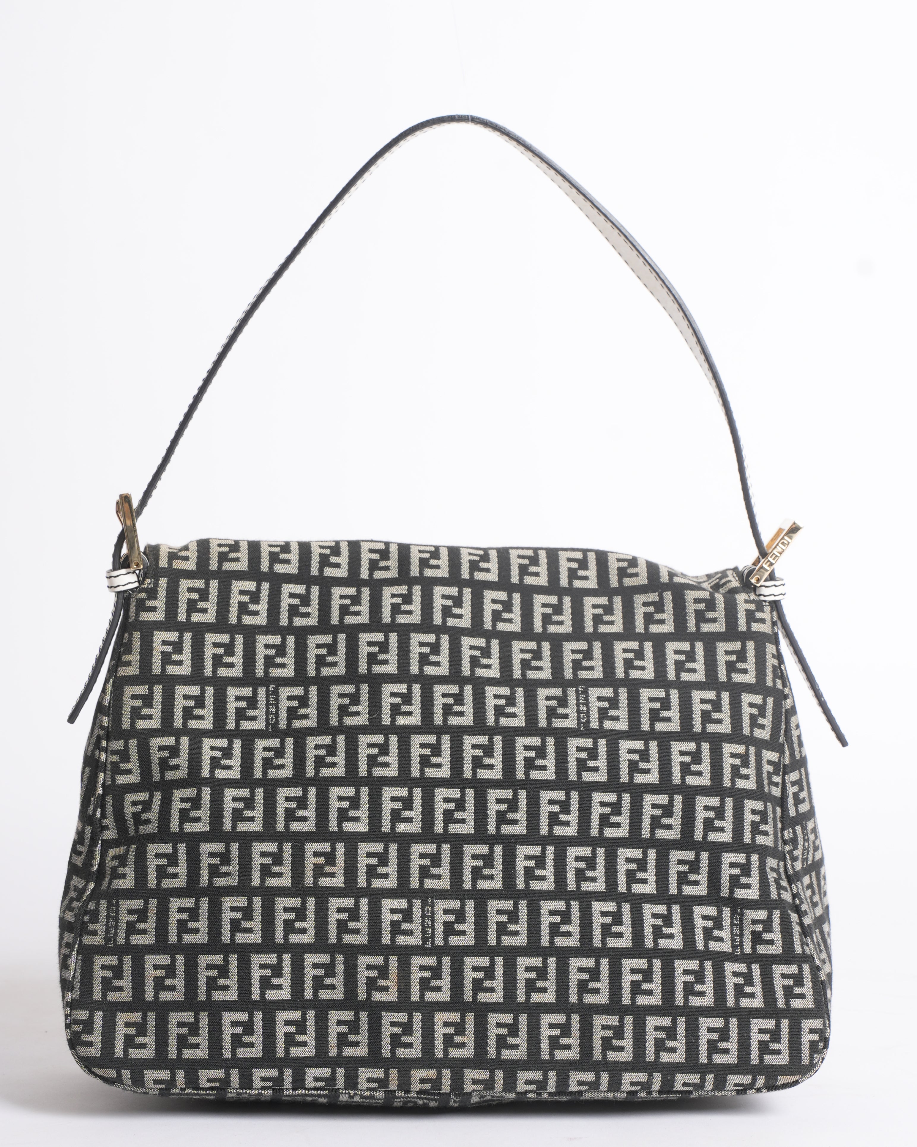 Fendi Zucchino Canvas Mini Bag