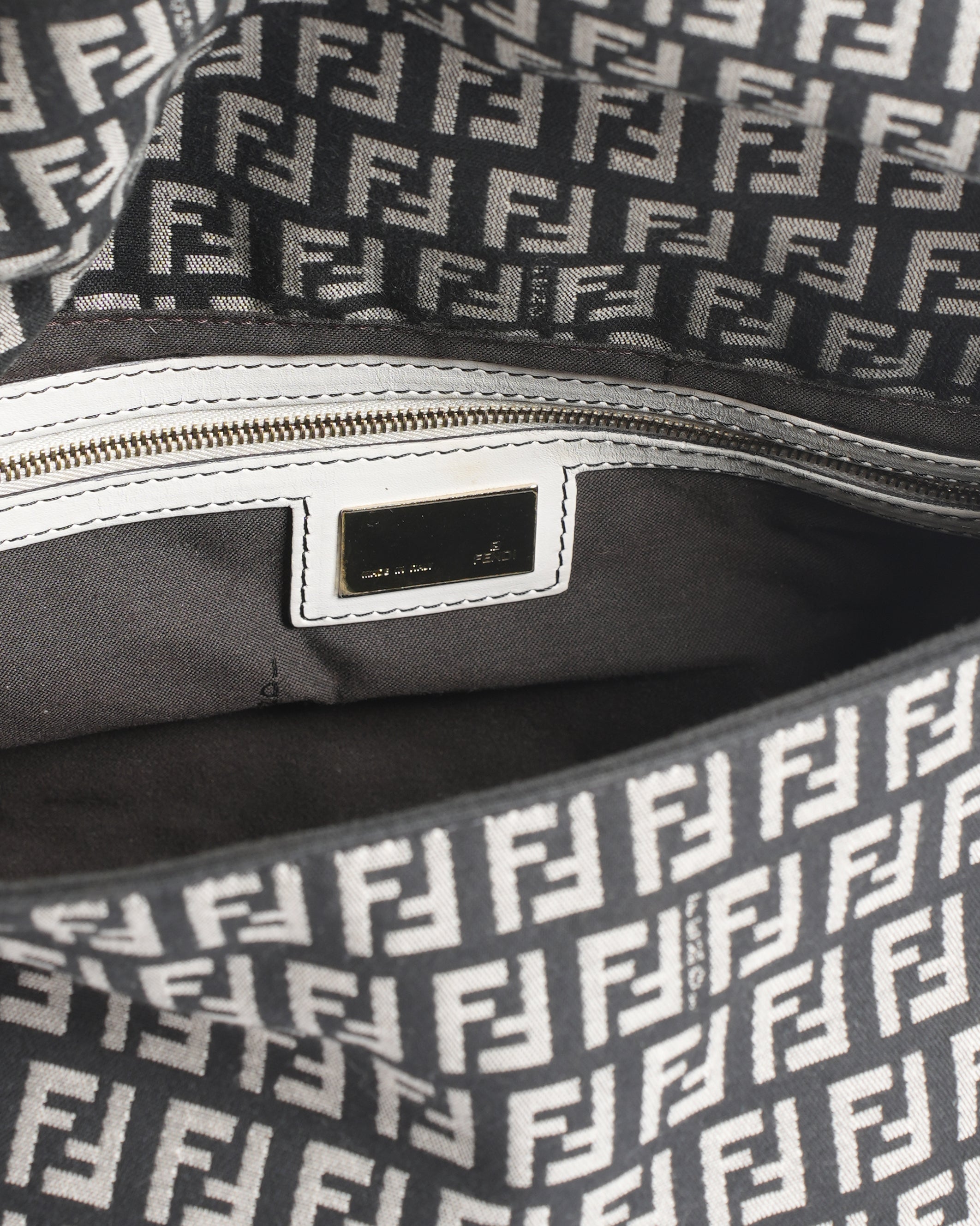 Fendi Zucchino Canvas Mini Bag