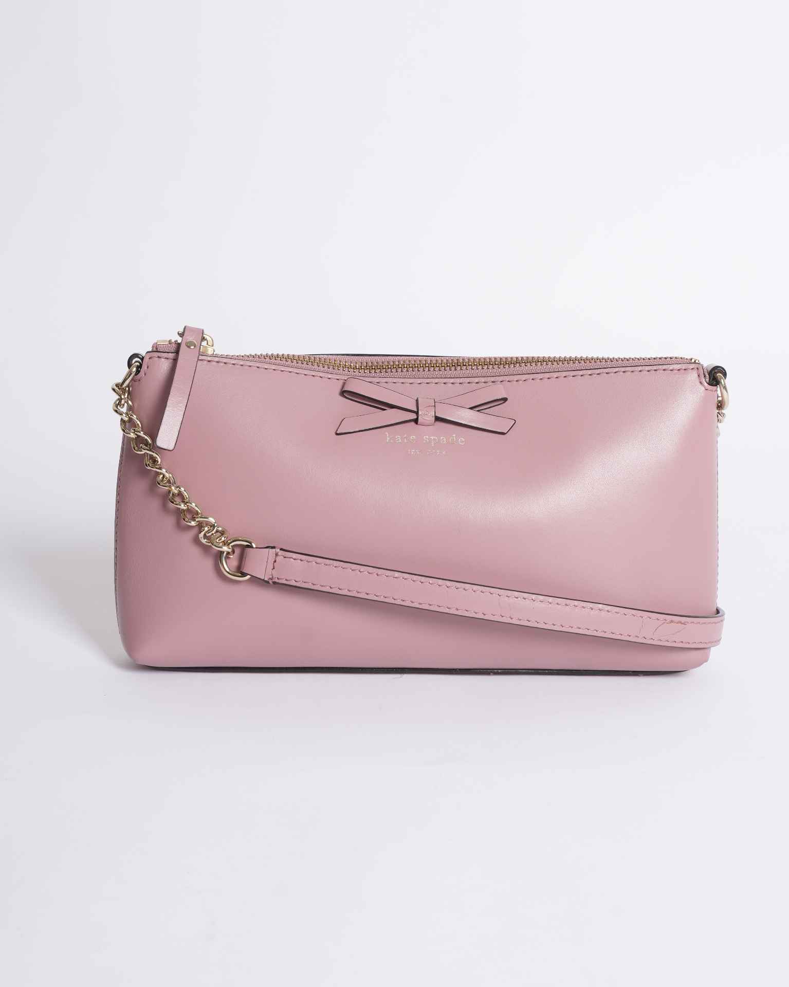 Kate Spade Bow Purple Crossbody Bag