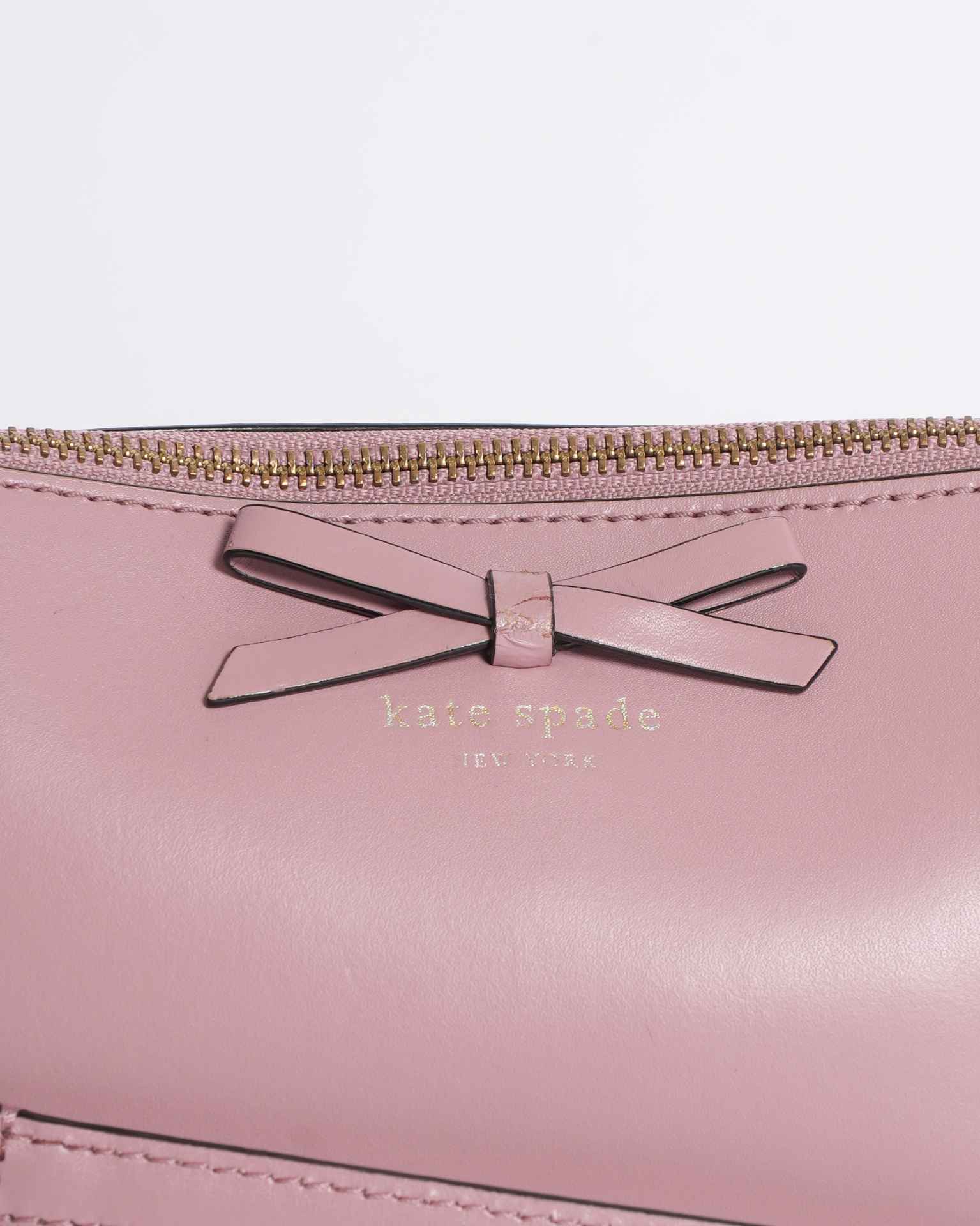 Kate Spade Bow Purple Crossbody Bag