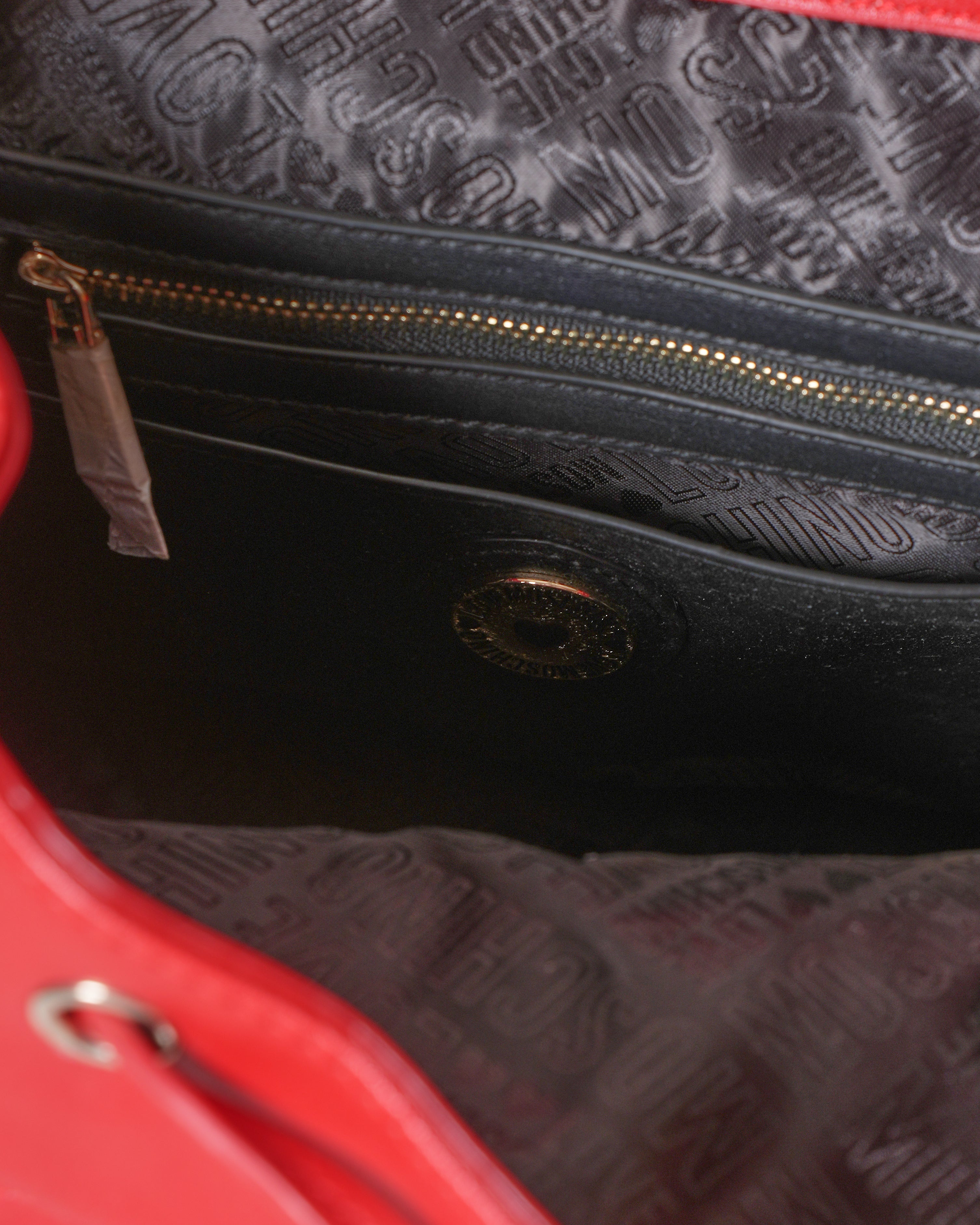 Love Moschino Rosso Borsa Top Handle Backpack
