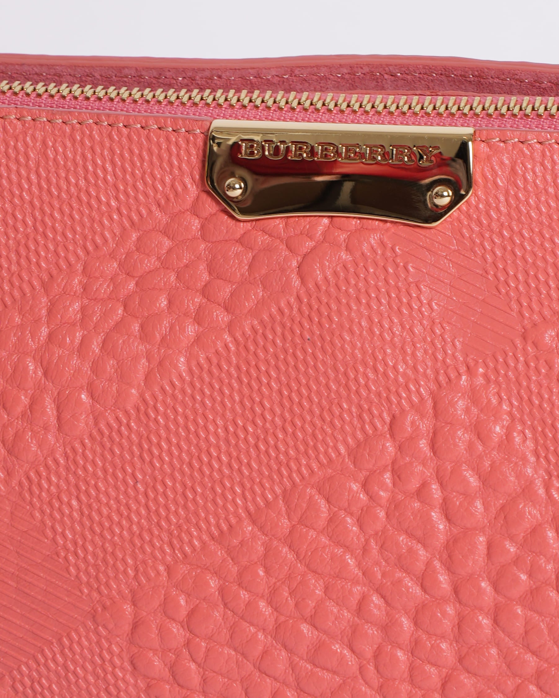 New Burberry Pink Chichester Leather Crossbody Bag
