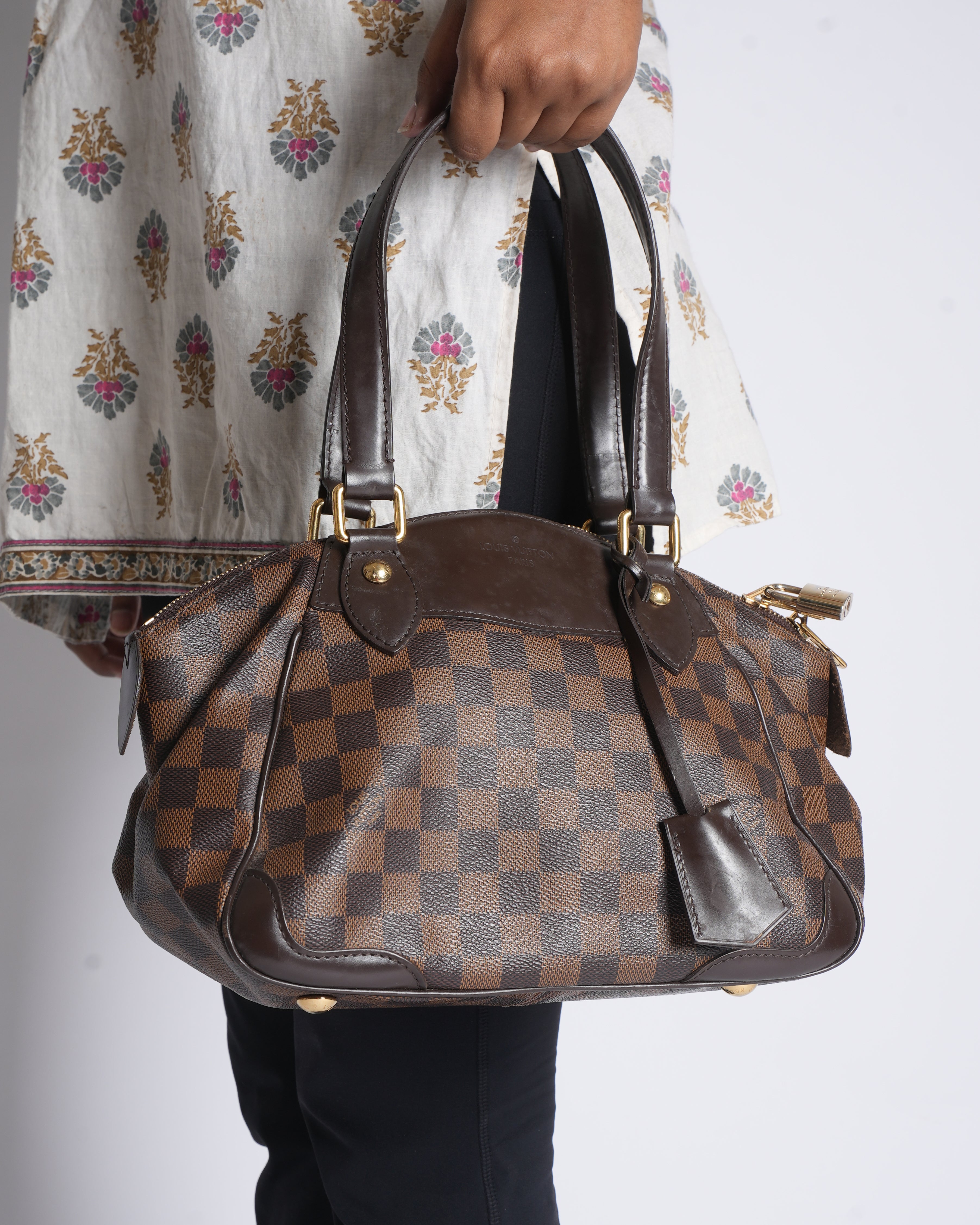 Louis Vuitton Verona bag in the Damier Ebene canvas