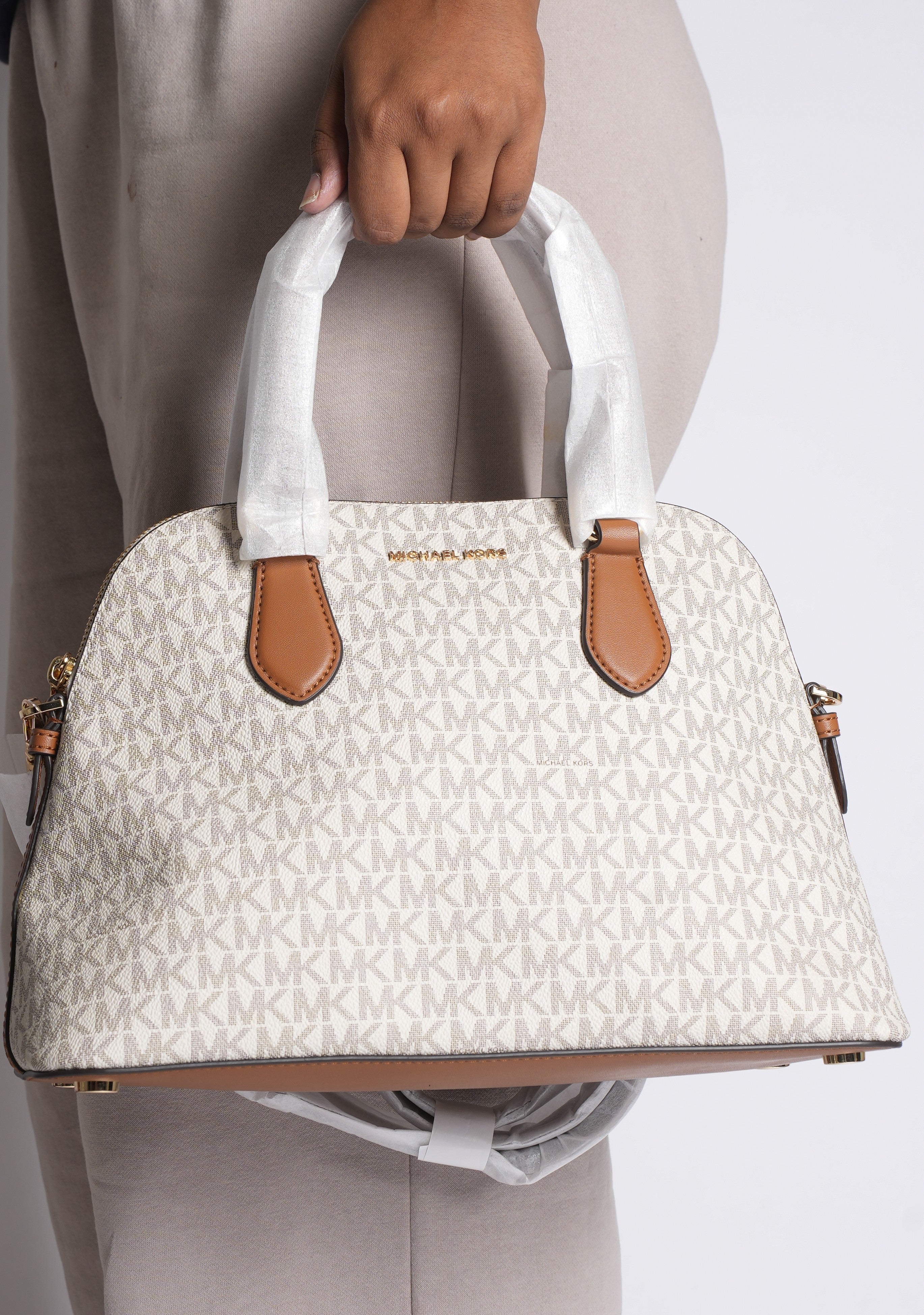 New Michael kors veronica dome satchel bag