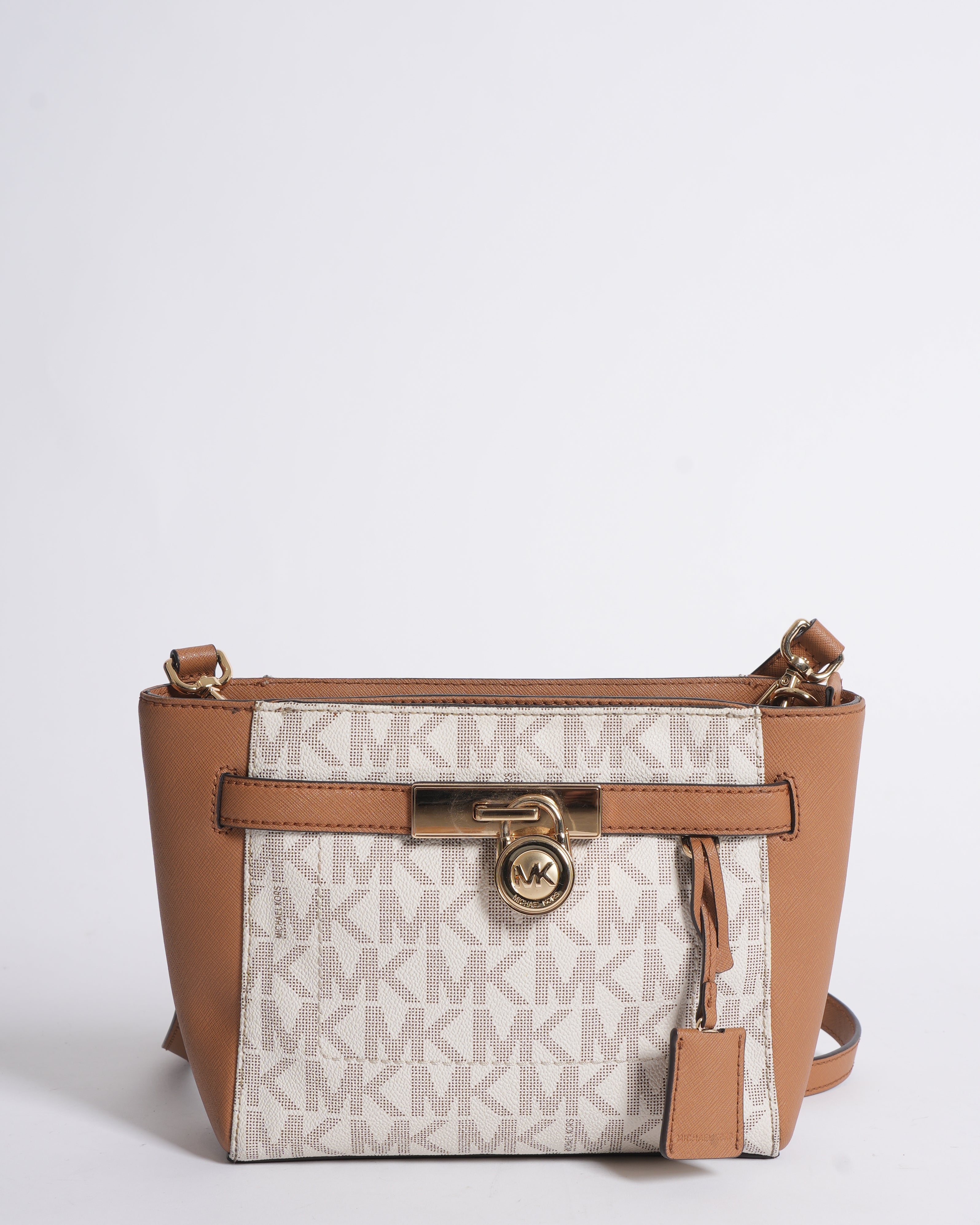 Michael Kors Signature Monogram Crossbody Bag