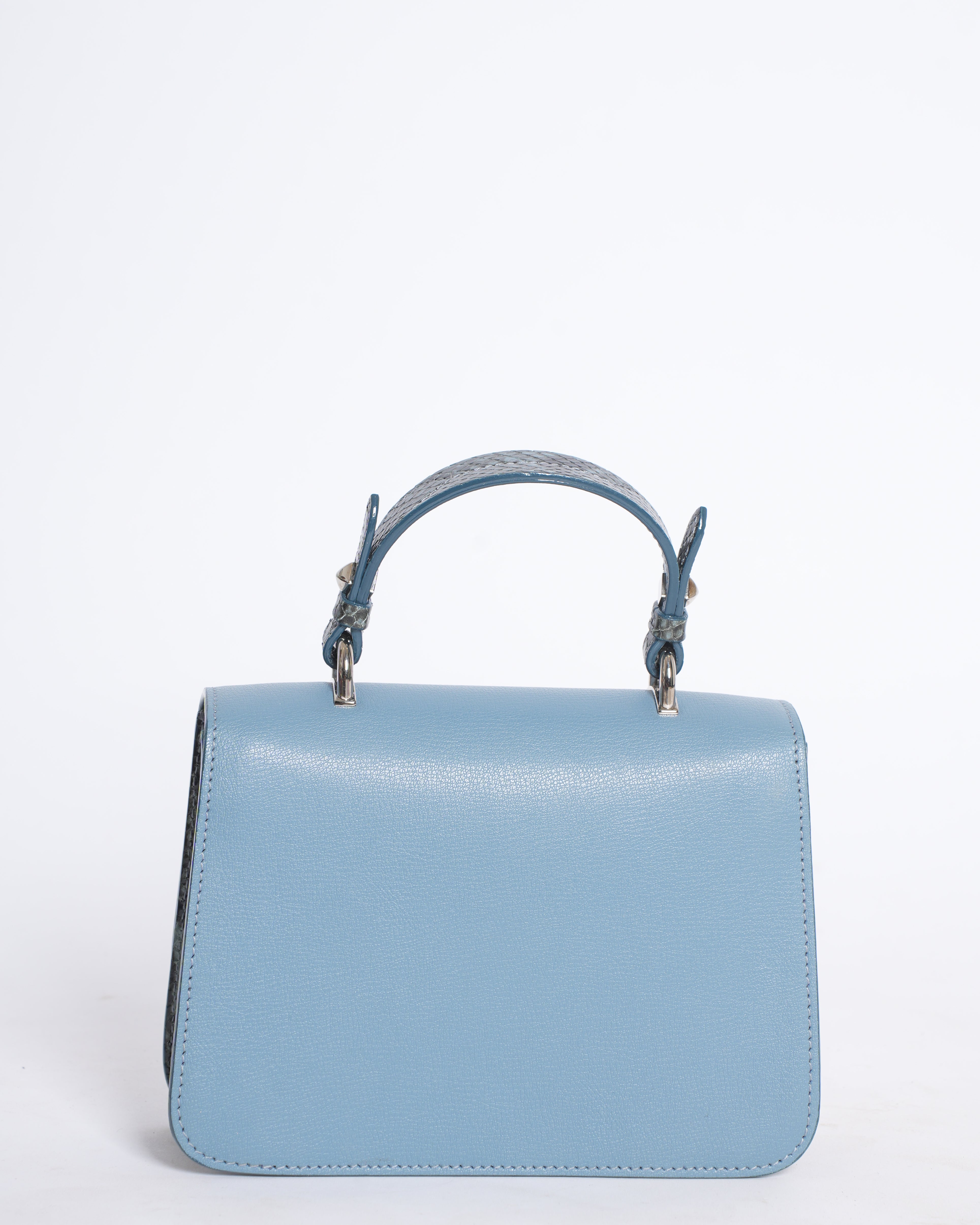 Jimmy Choo Relax Snake-Printed Handbag