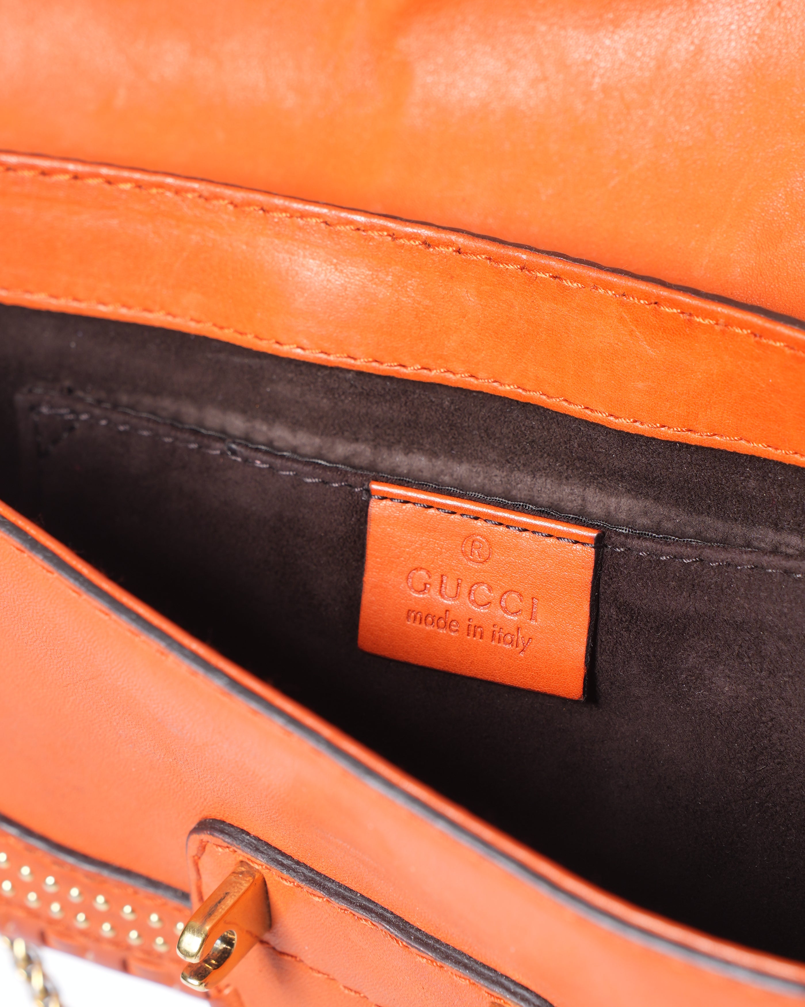 Gucci Bolsa Snaffle Shoulder Bag In Orange