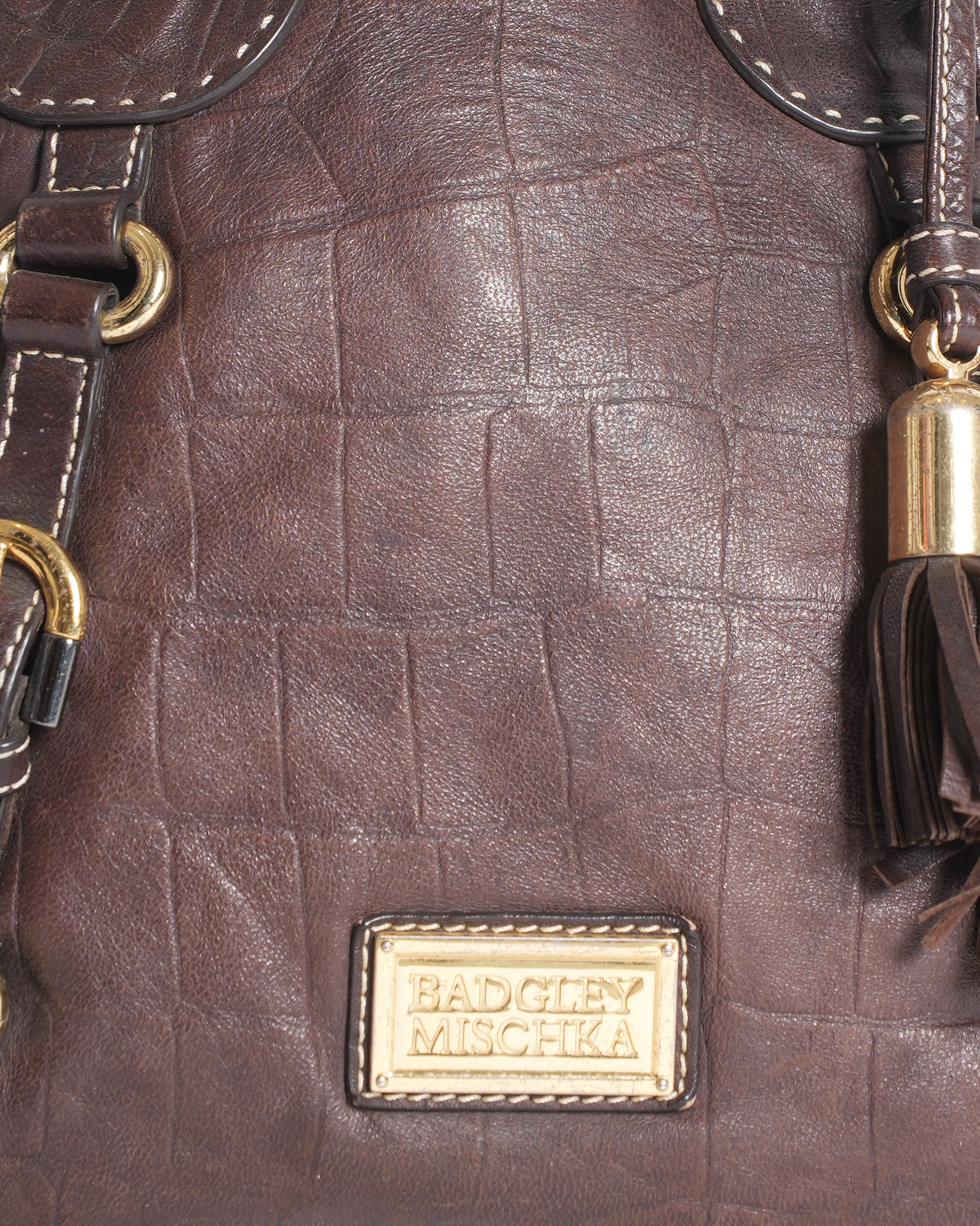 Badgley Mischka Shoulder Bag In Brown