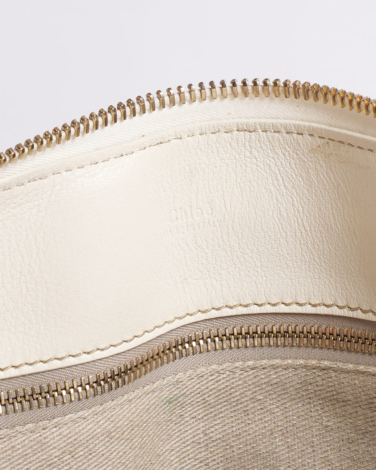 Chloé Edith Leather & Raffia Shopper Bag in Multicolour