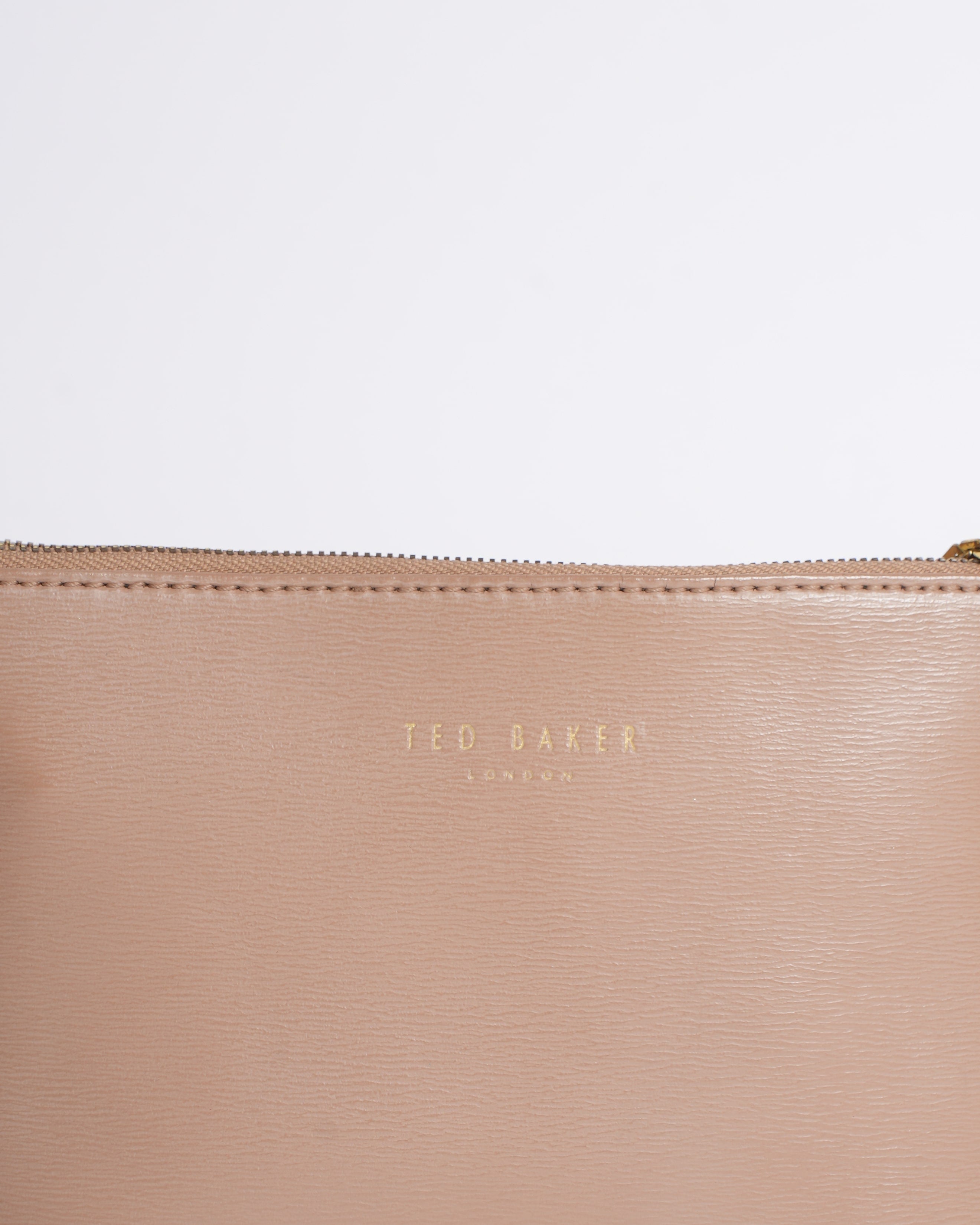 Ted Baker Slip In Crossbody In Beige