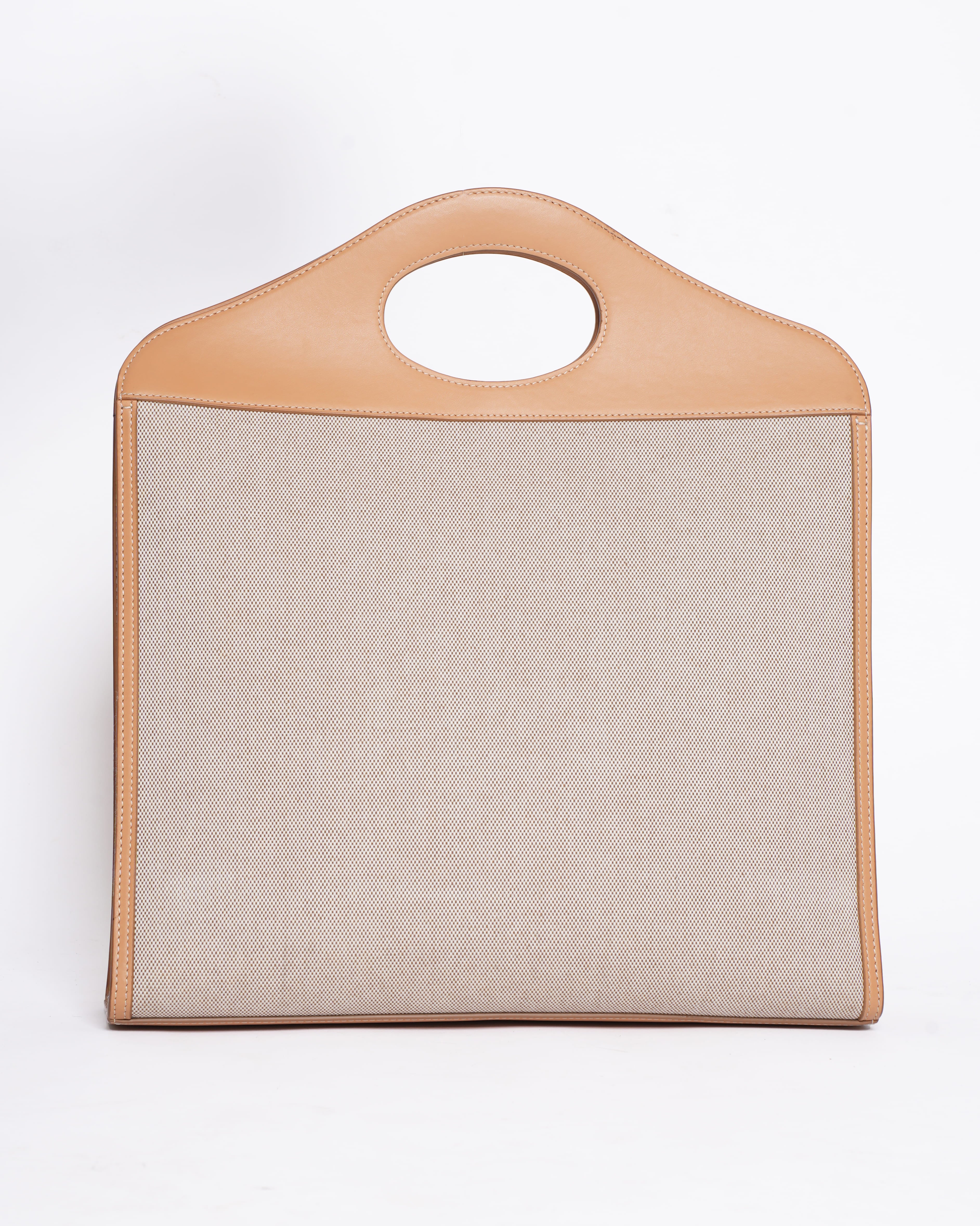 Burberry Canvas Pocket Bag in Brown