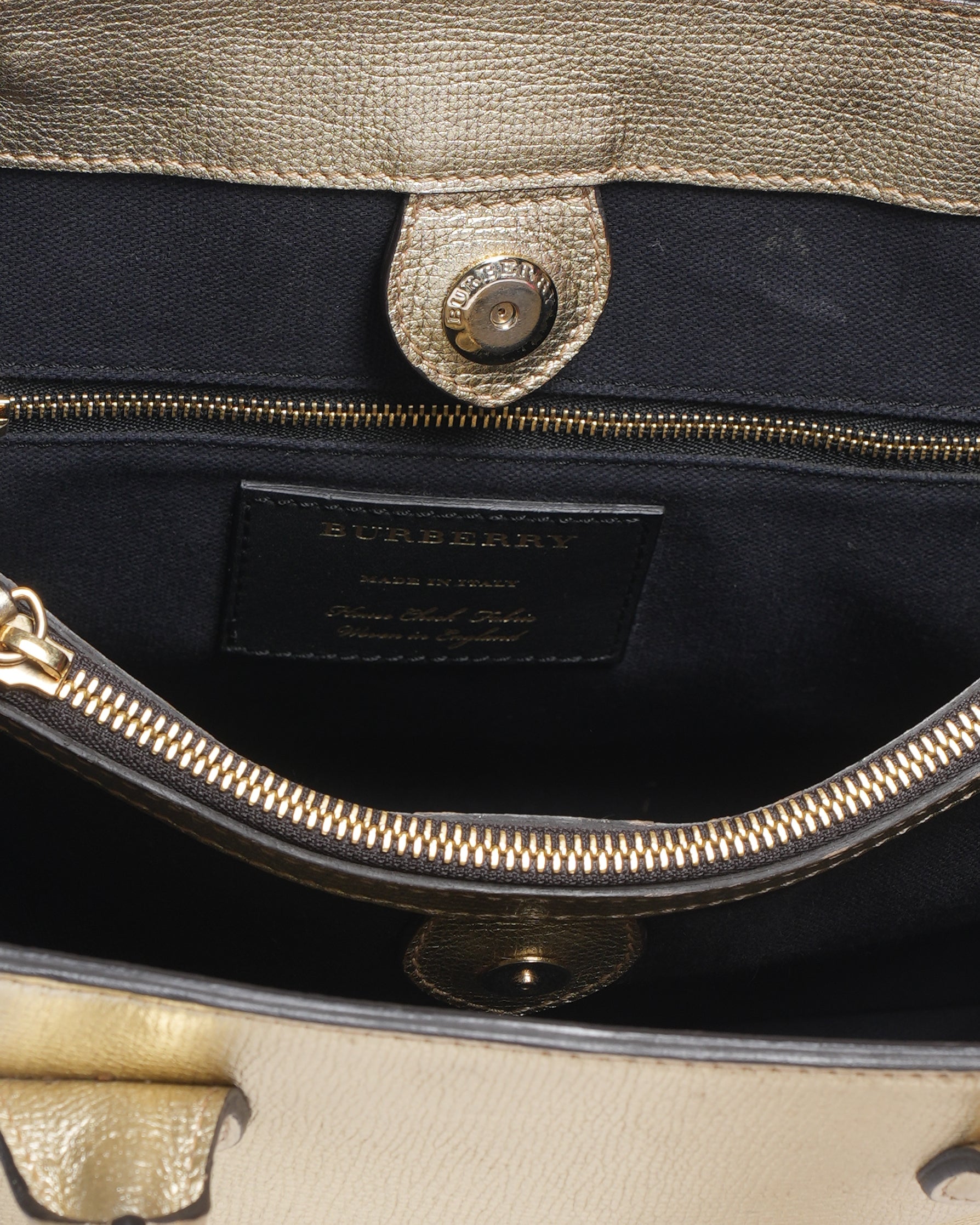 Burberry Gold Crossbody Bag