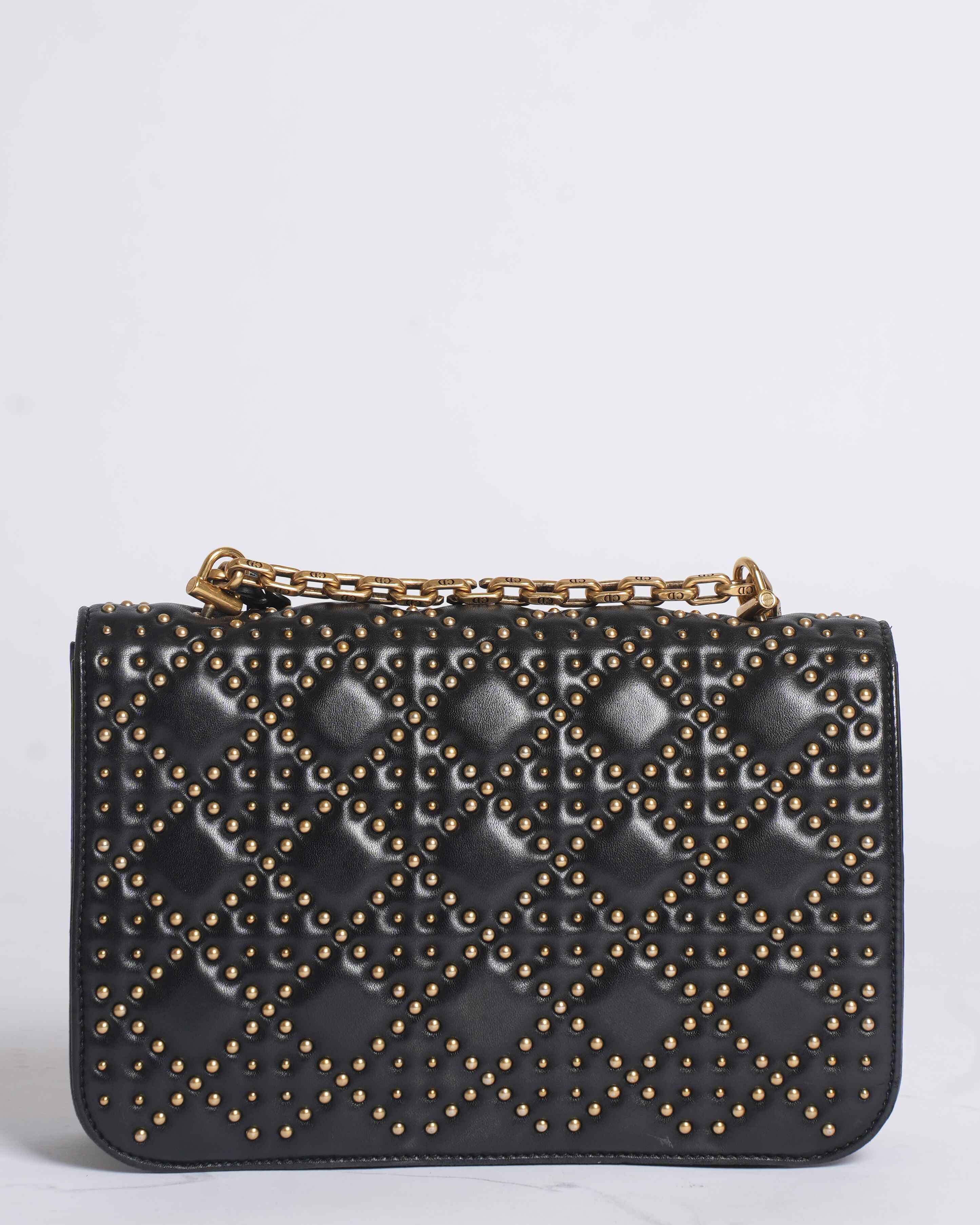 Dior leather shoulder bag in Black