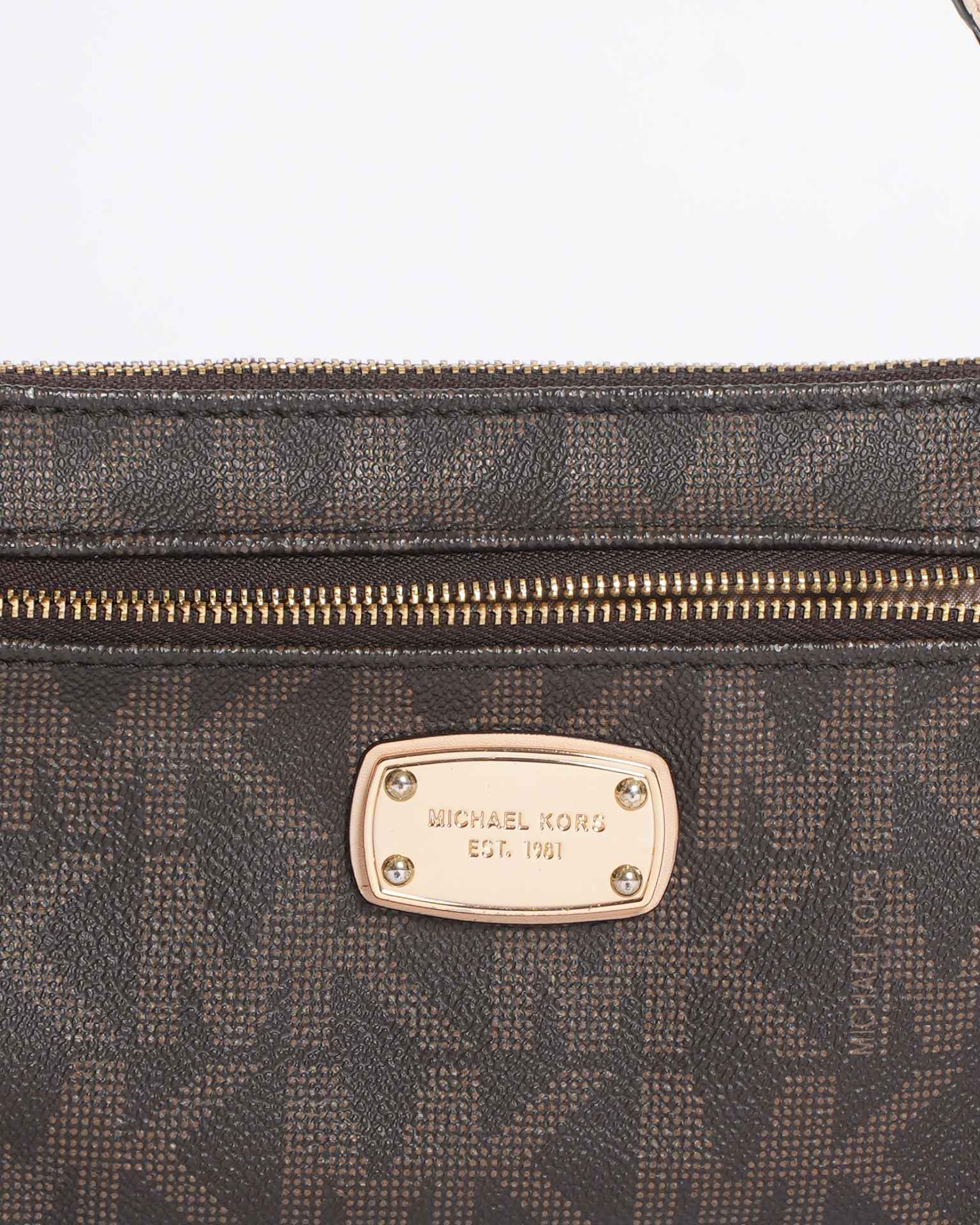 Michael Kors Signature Monogram Mini Pochette