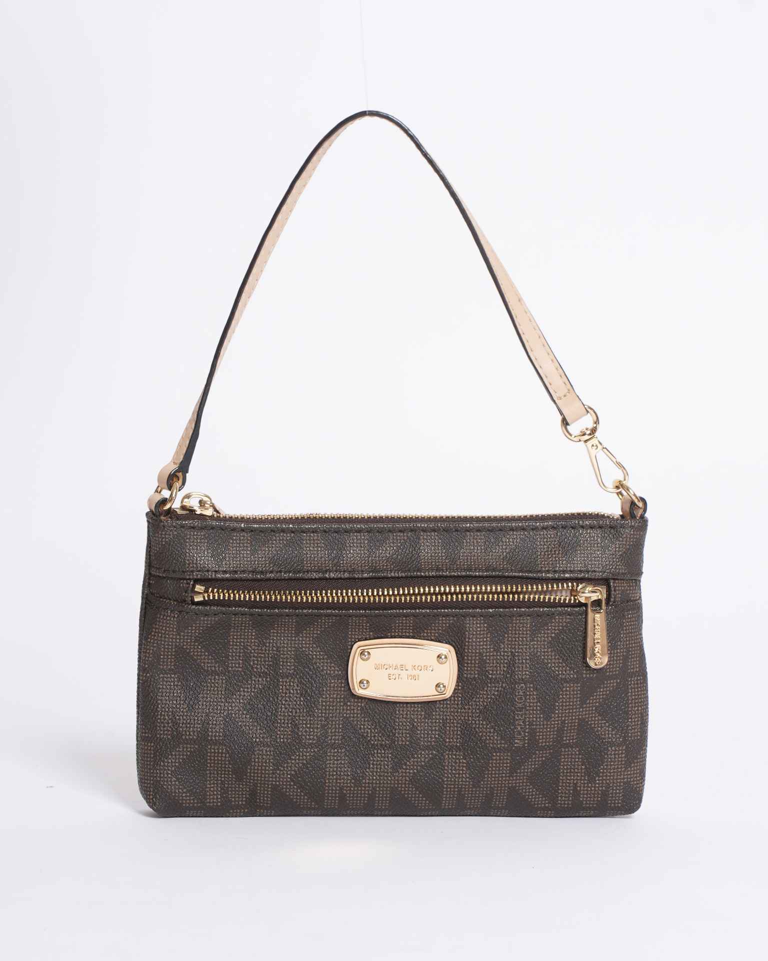 Michael Kors Signature Monogram Mini Pochette
