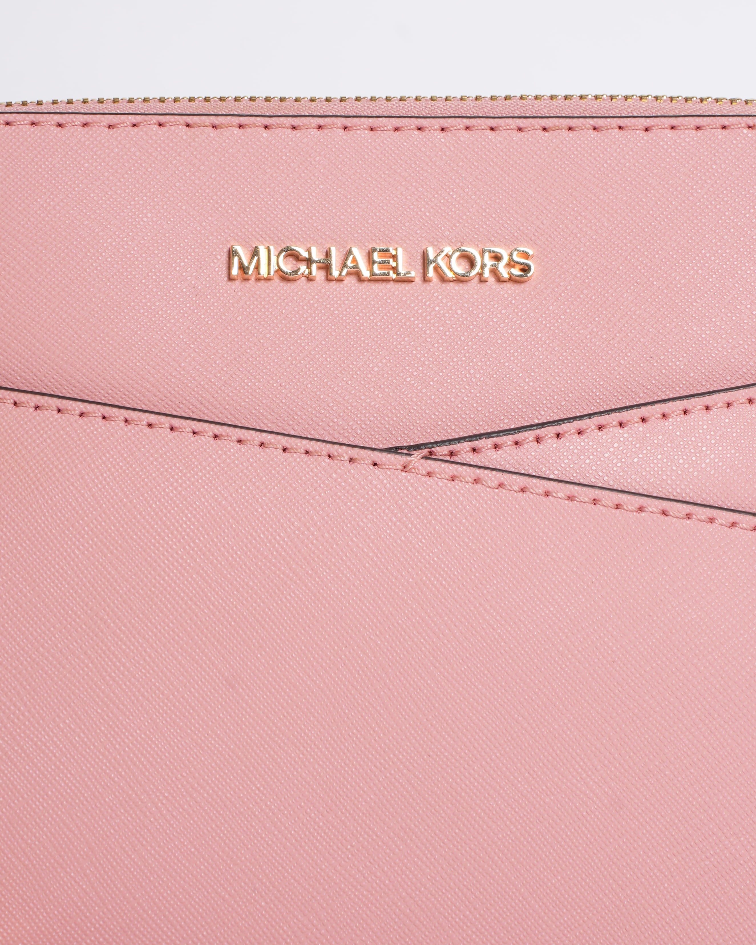 New Michael Kors Jet Set Dome Leather Crossbody Bag
