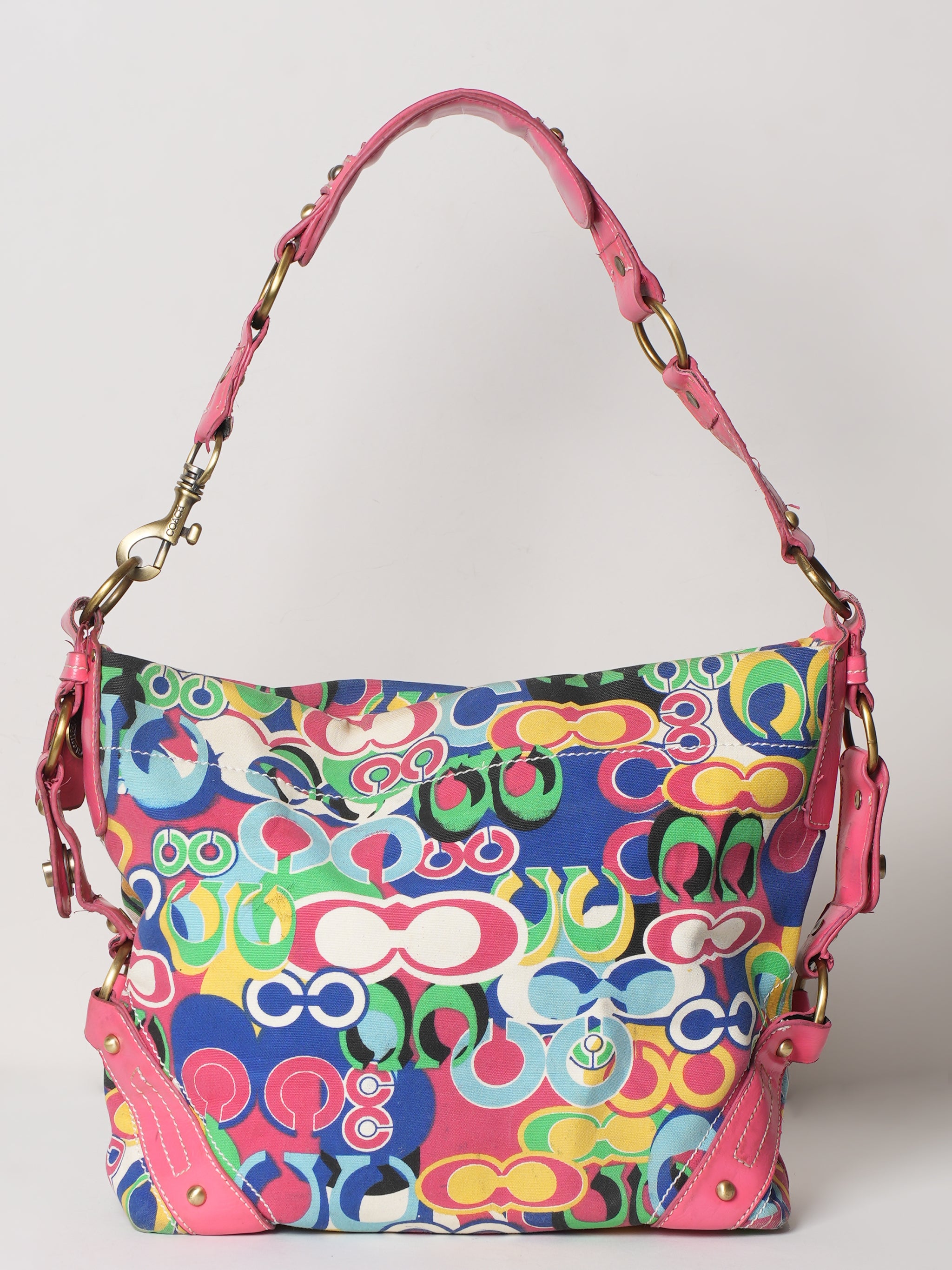 Coach Poppy Pop C Graffiti Shoulder Bag