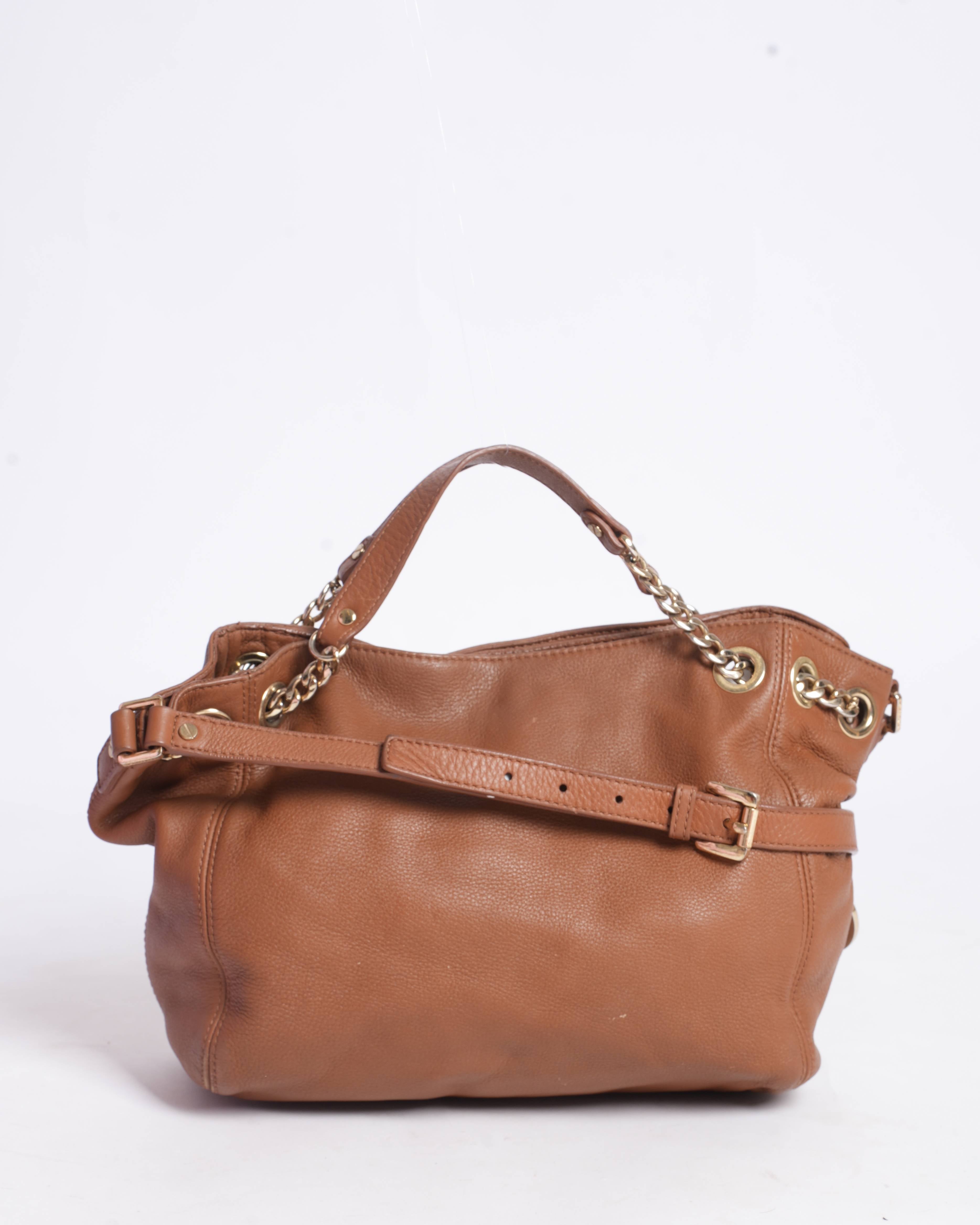Michael Kors brown tote bag