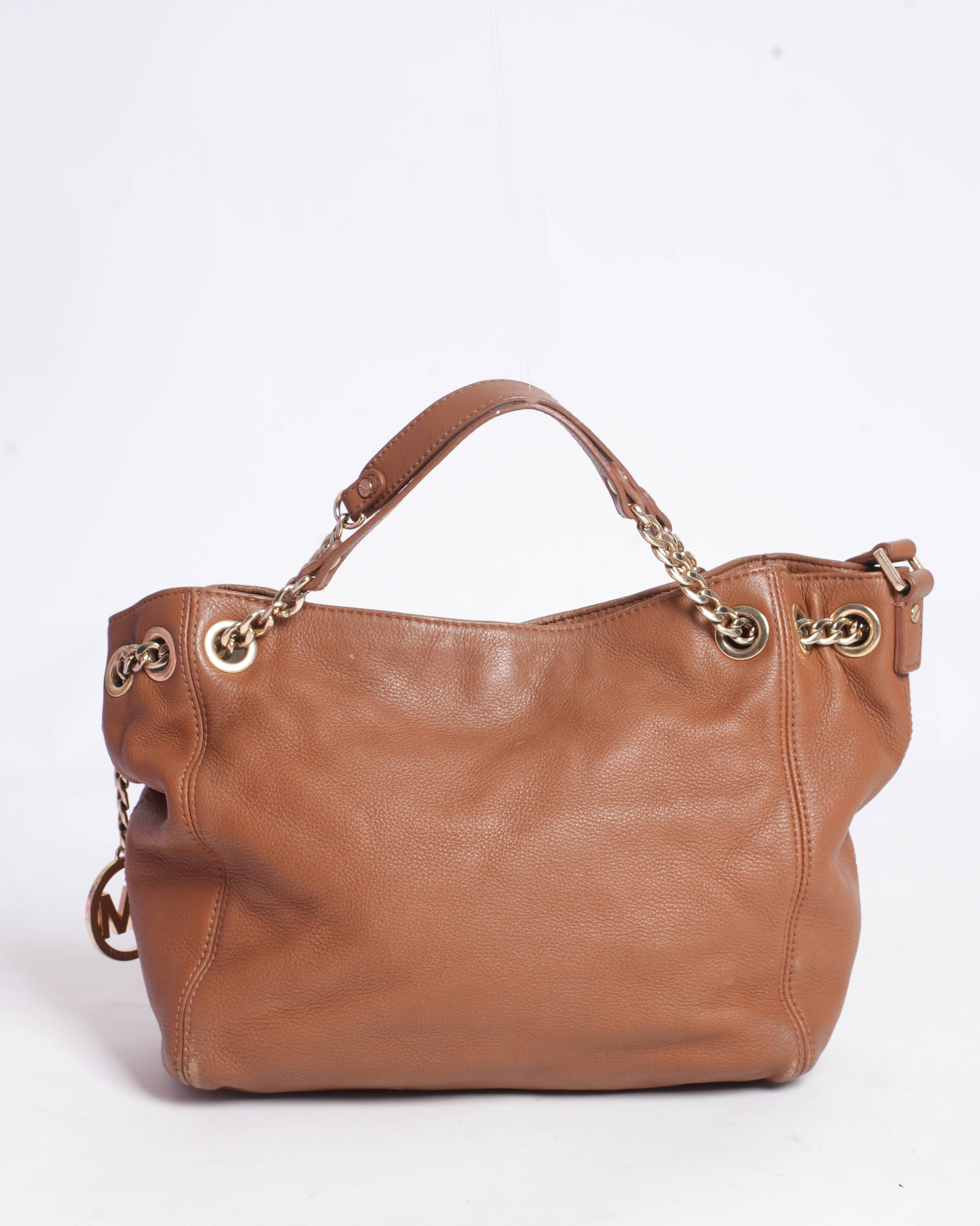 Michael Kors brown tote bag