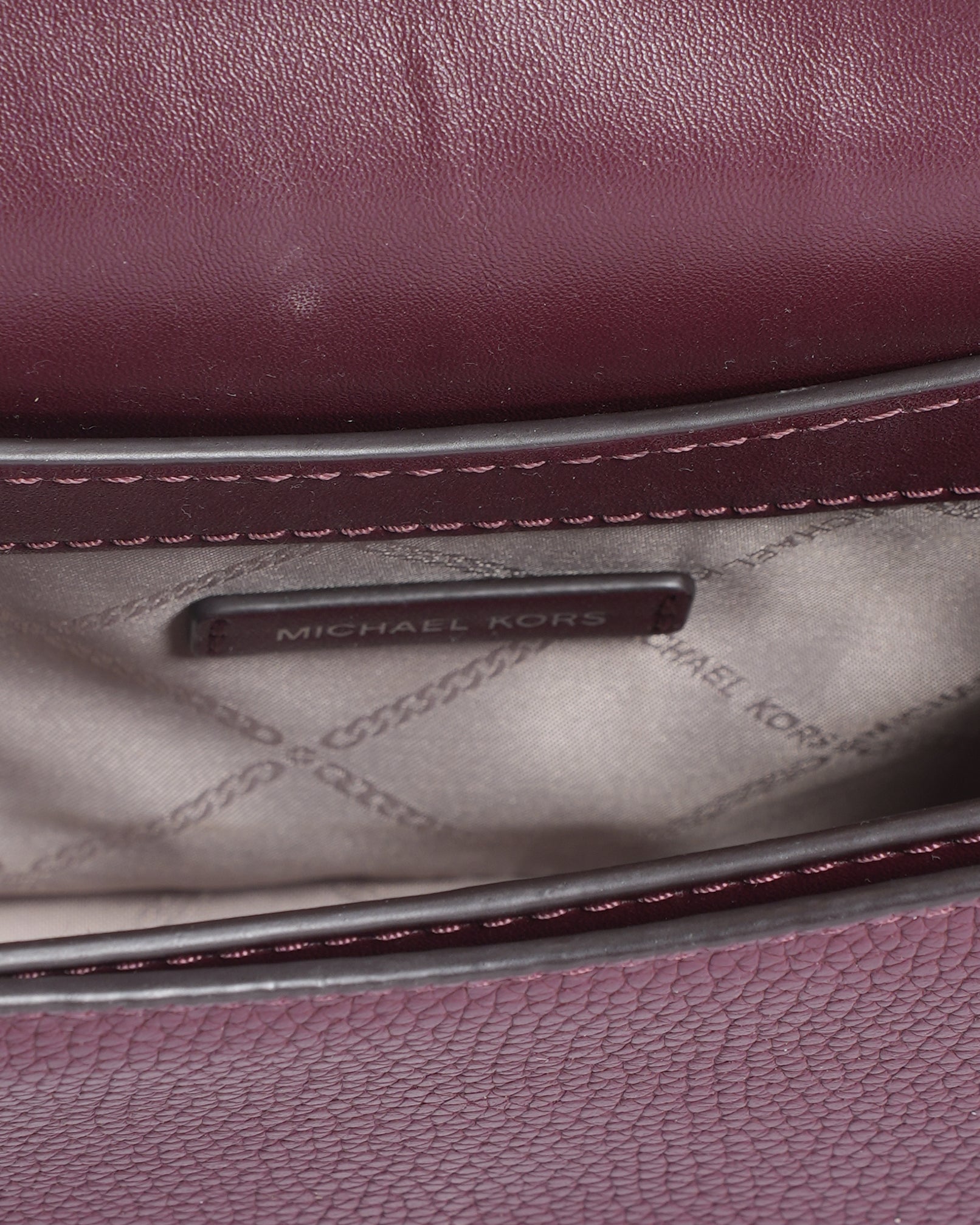 Michael Kors pebbled leather crossbody handbag