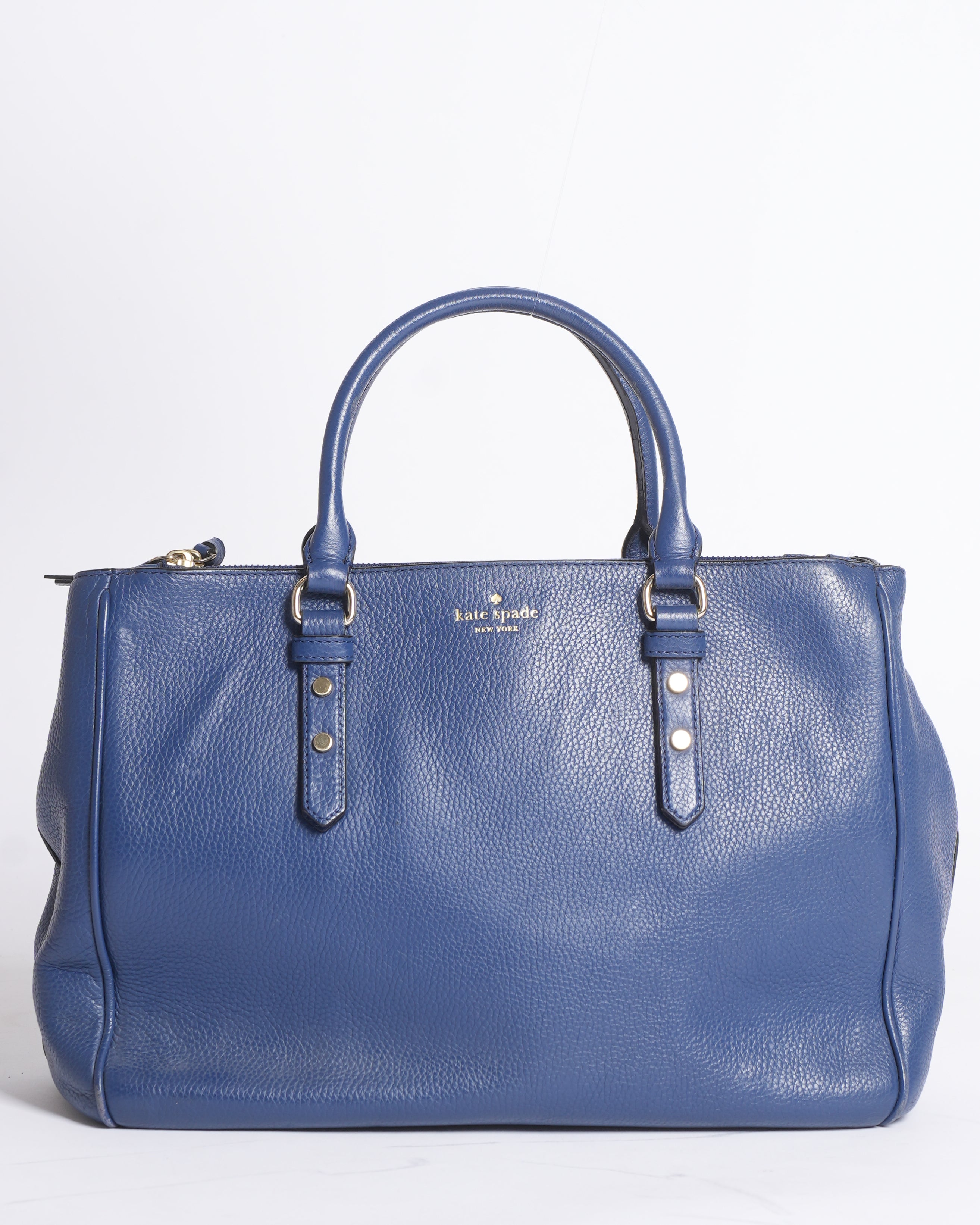 Kate spade blue leather shoulder bag