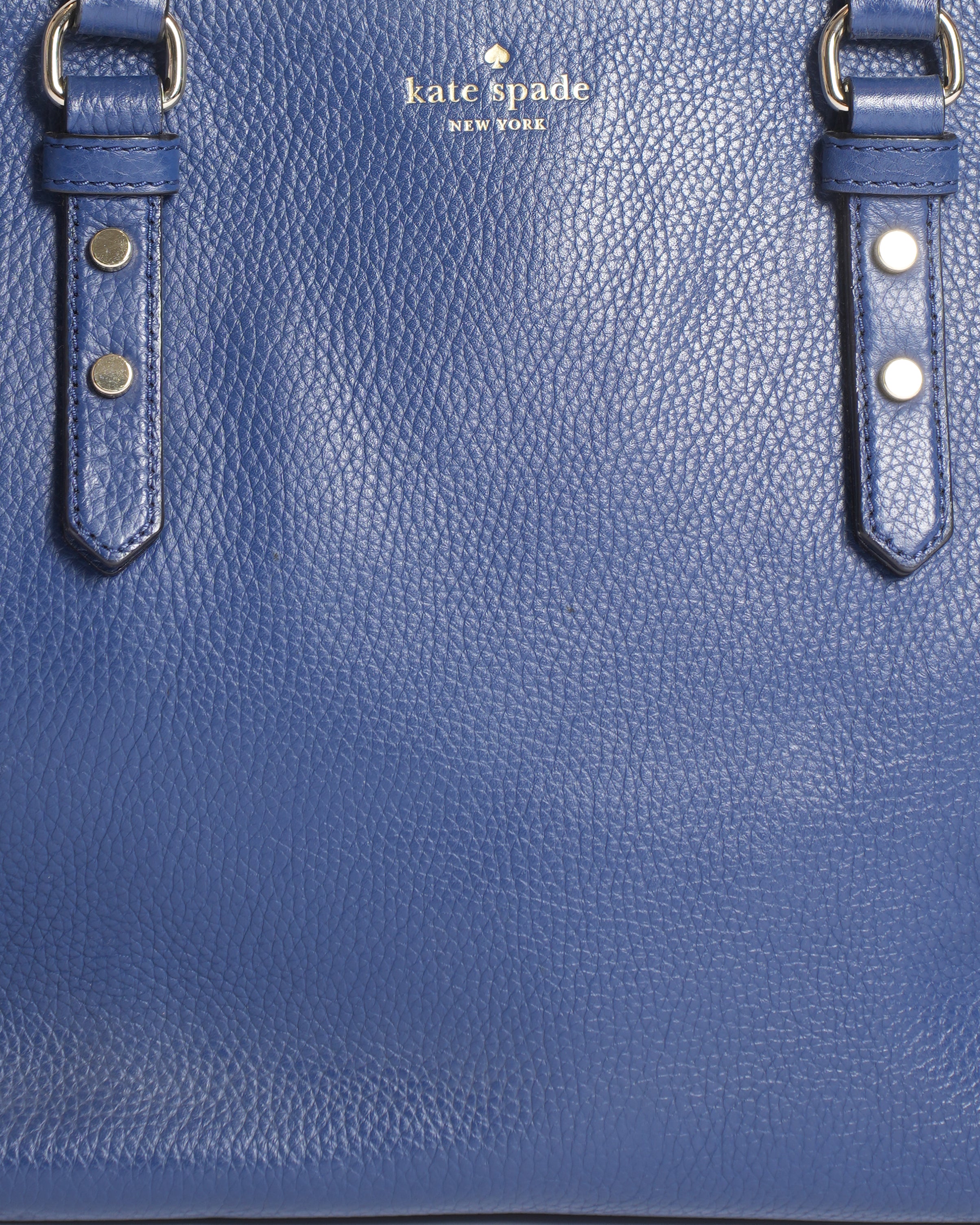 Kate spade blue leather shoulder bag