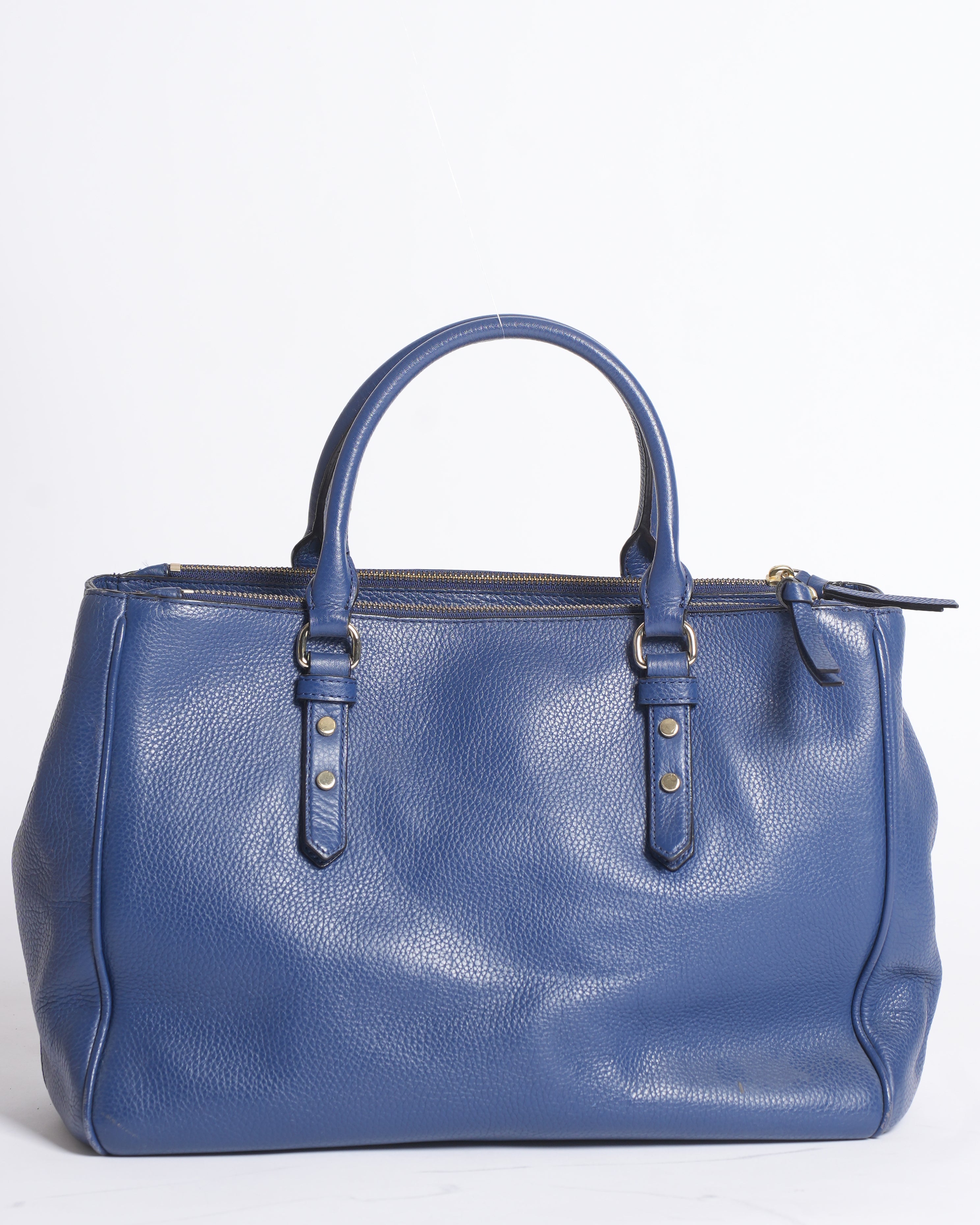 Kate spade blue leather shoulder bag