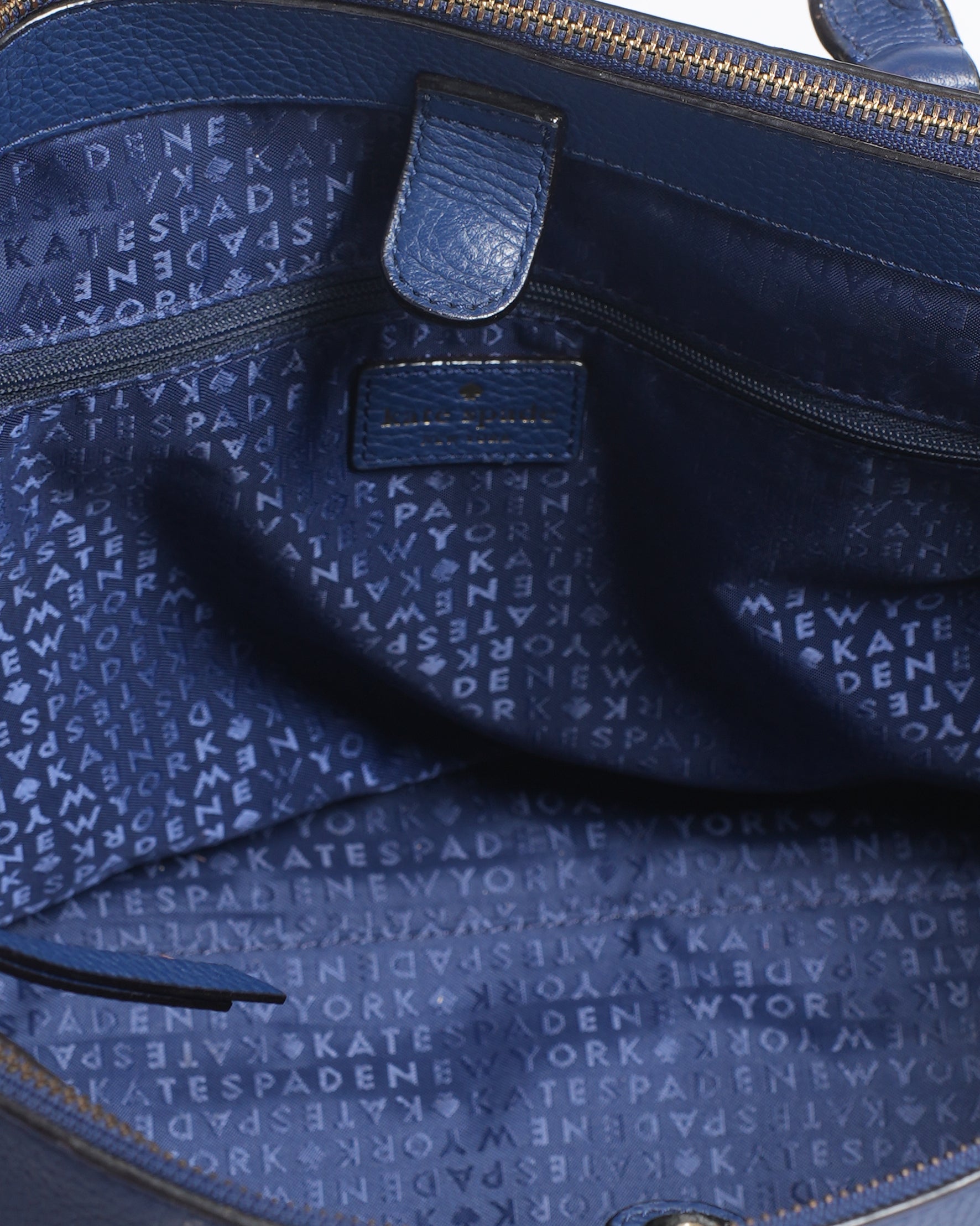 Kate spade blue leather shoulder bag