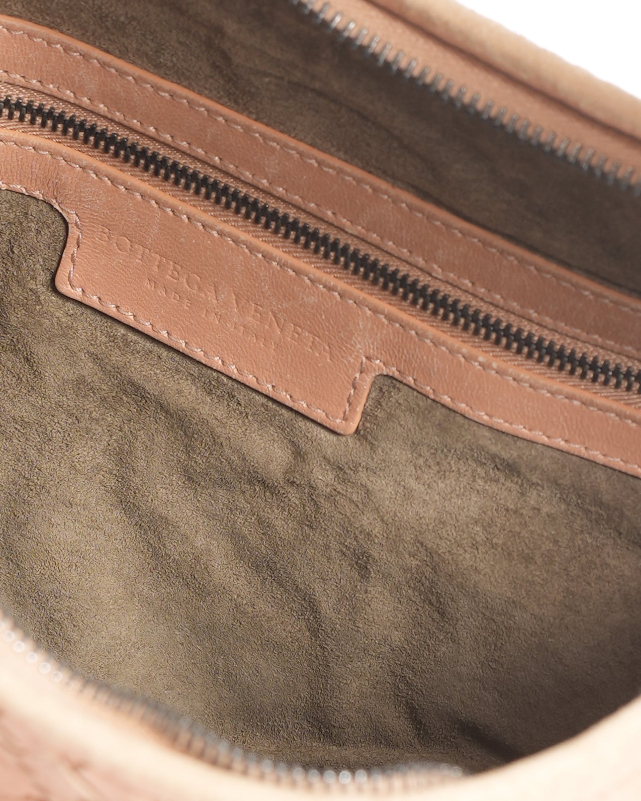 Bottega veneta beige nappa leather large intrecciato hobo bag